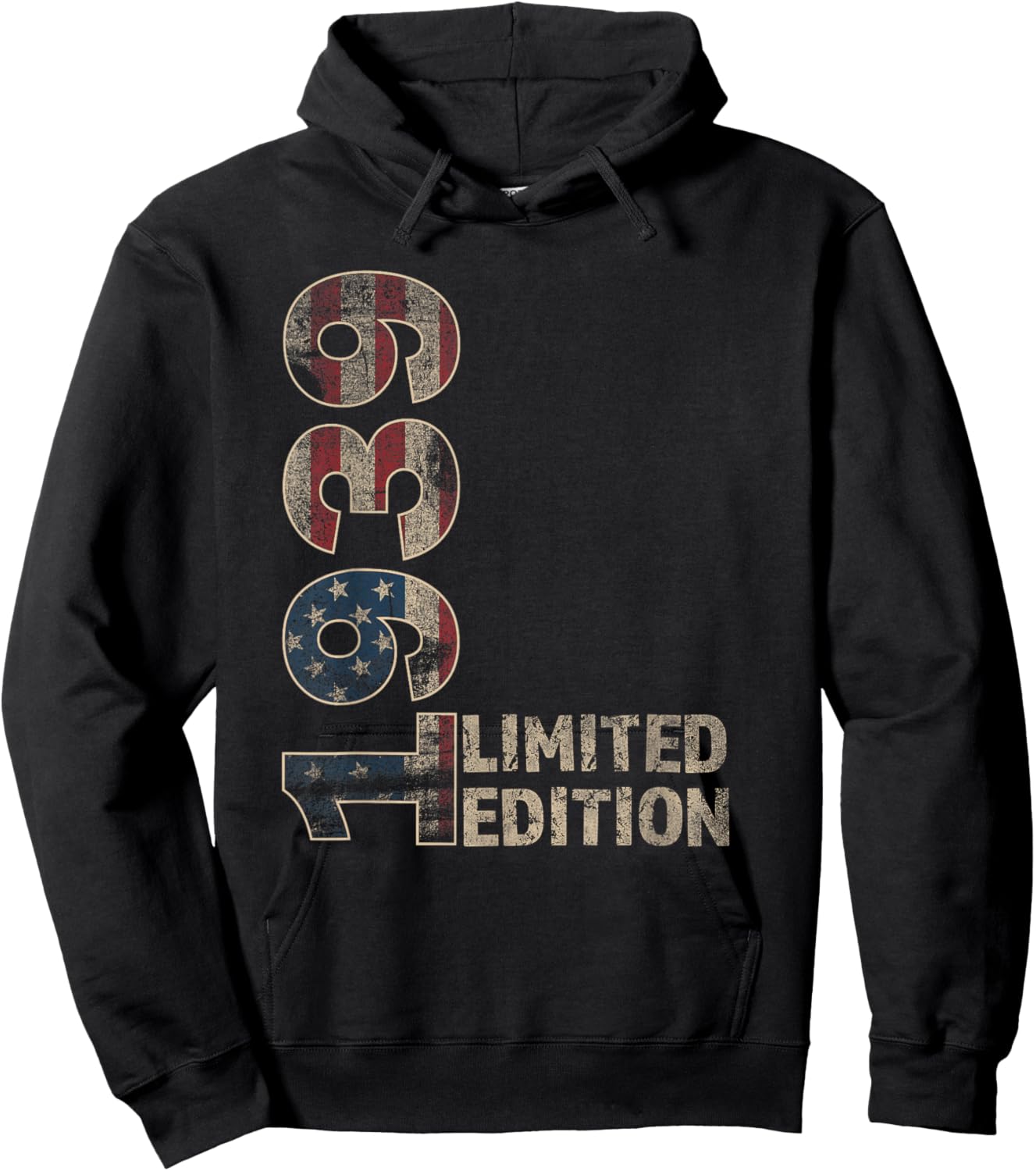 86th Birthday Gift men Vintage born 1939 turning 86 Year Old Hoodie - Hoodie | Black