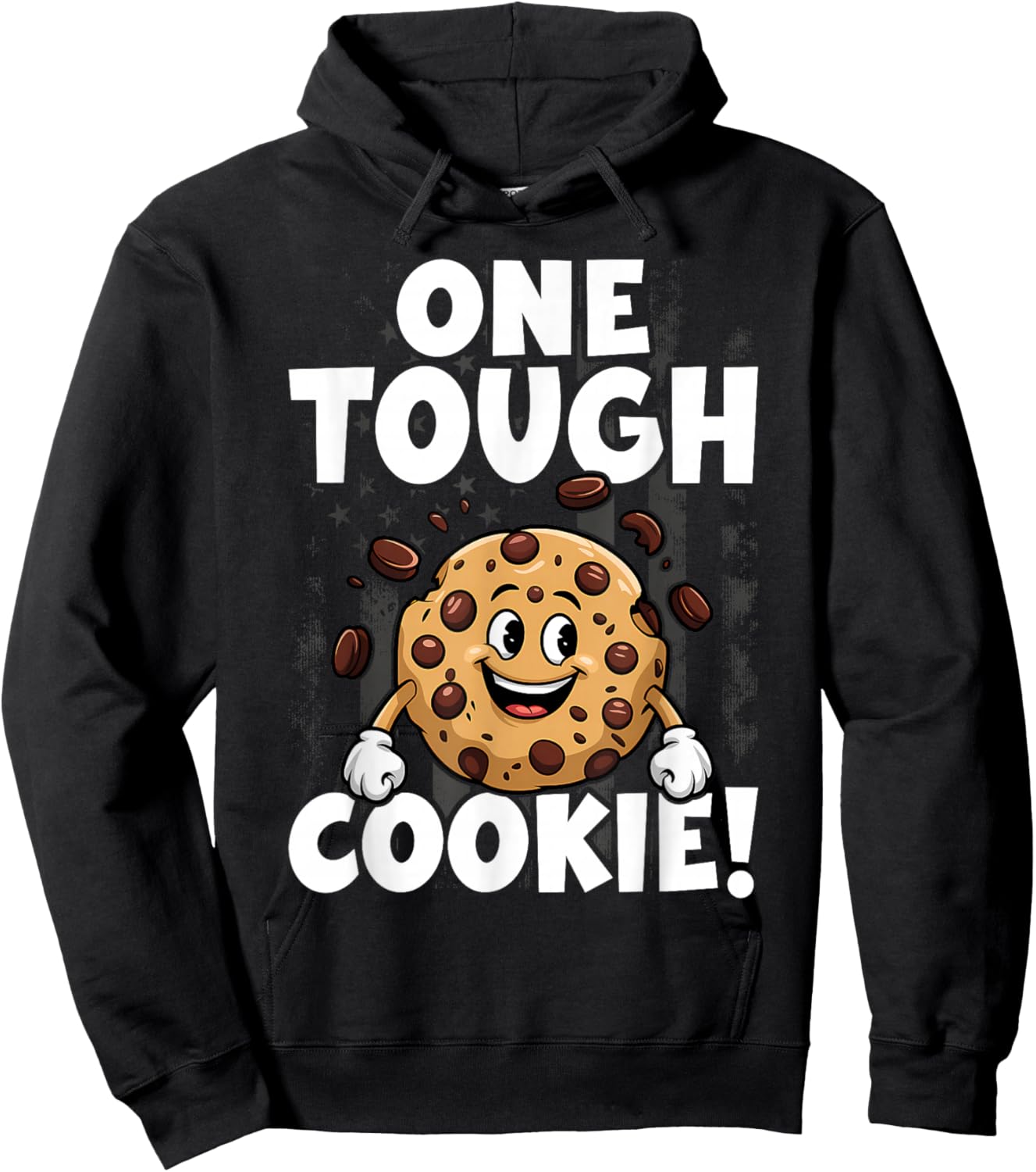One Tough Cookie! Funny Cookie Lovers Costume, Cookie Hoodie - Hoodie | Black