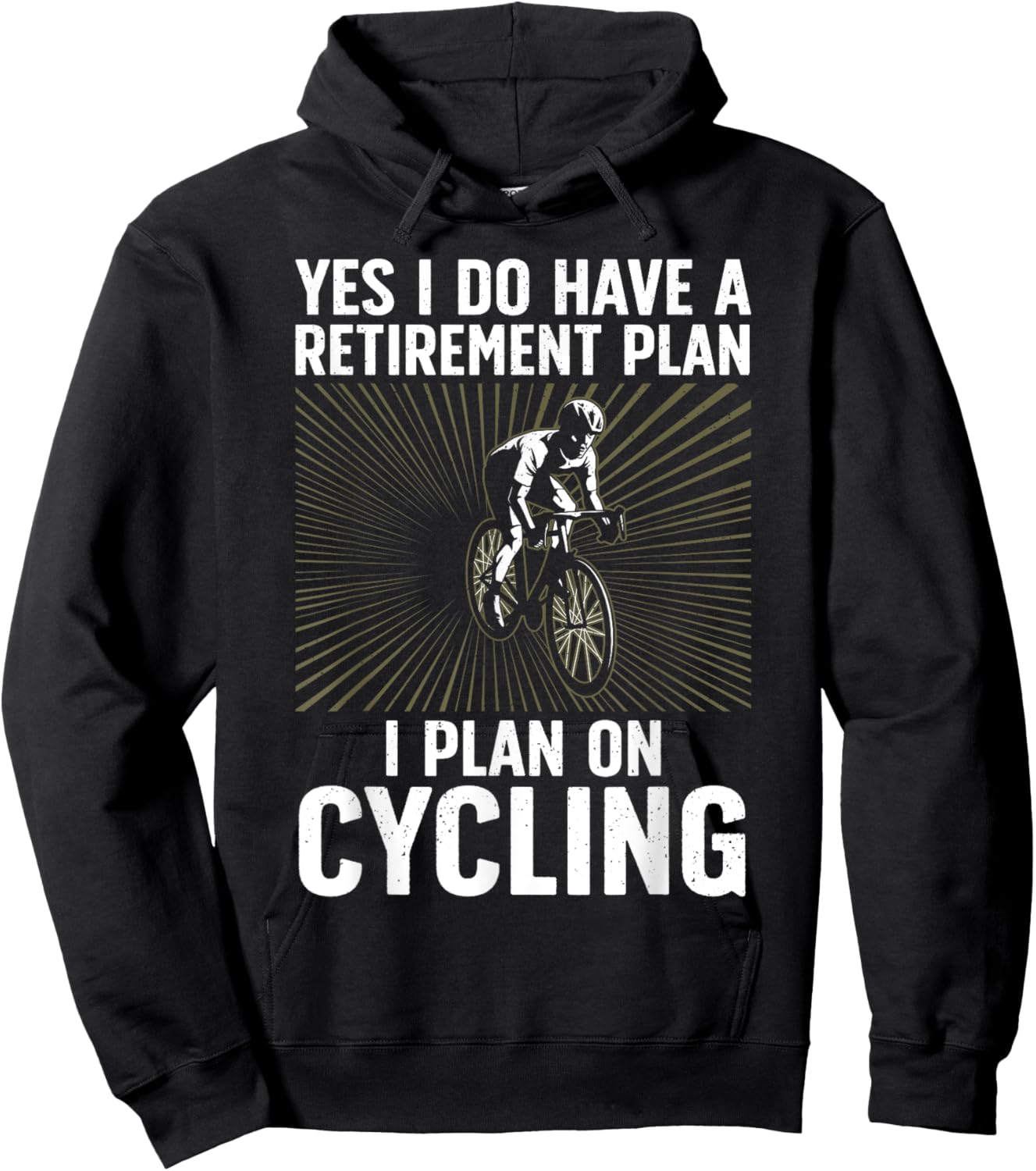 Funny Cycling Art Women Bicyclist Bike Racing Biker Hoodie - Hoodie | Black