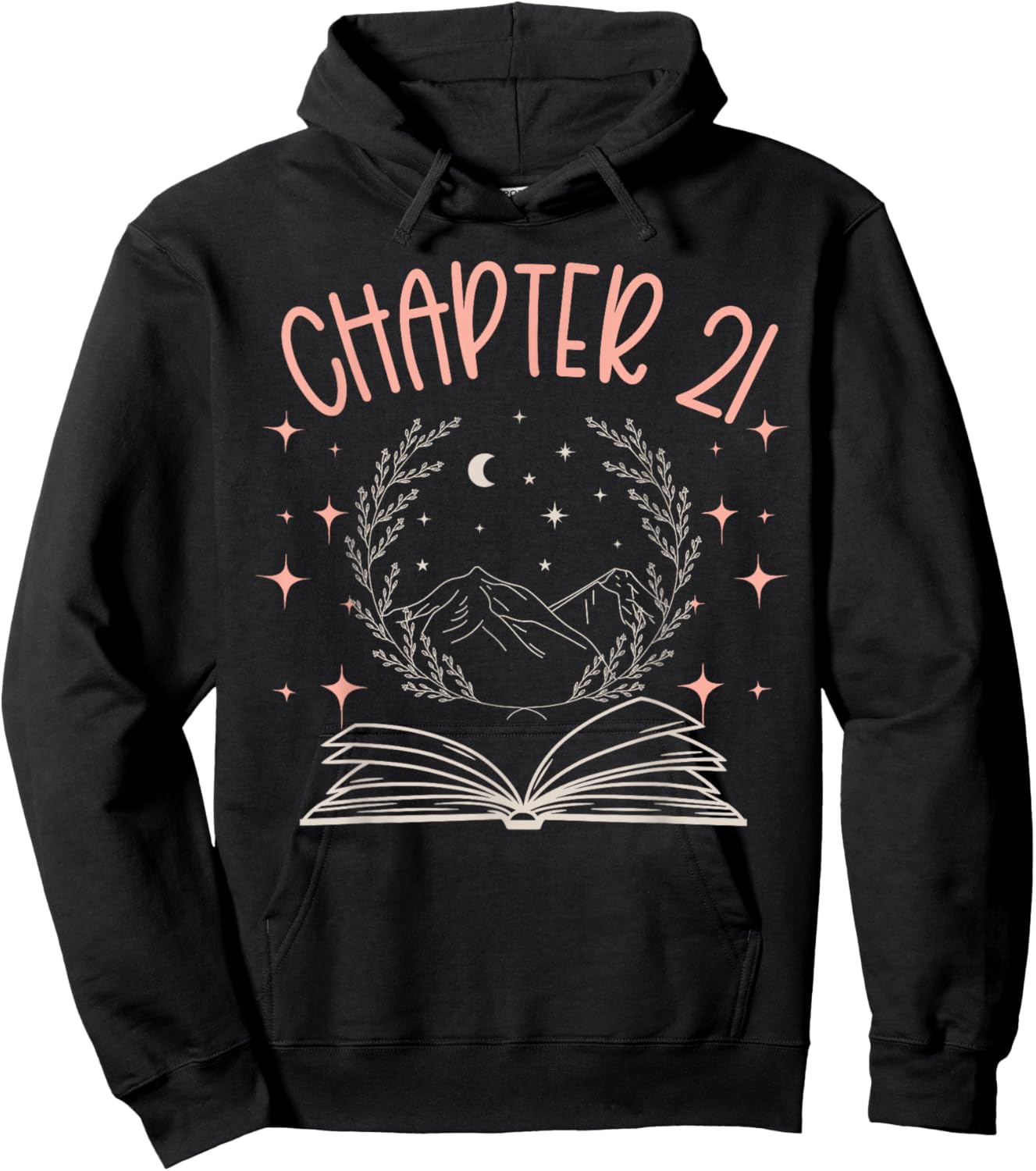 21st Birthday Women Book Lovers Chapter 21 Its My Birthday Hoodie - Hoodie | Black