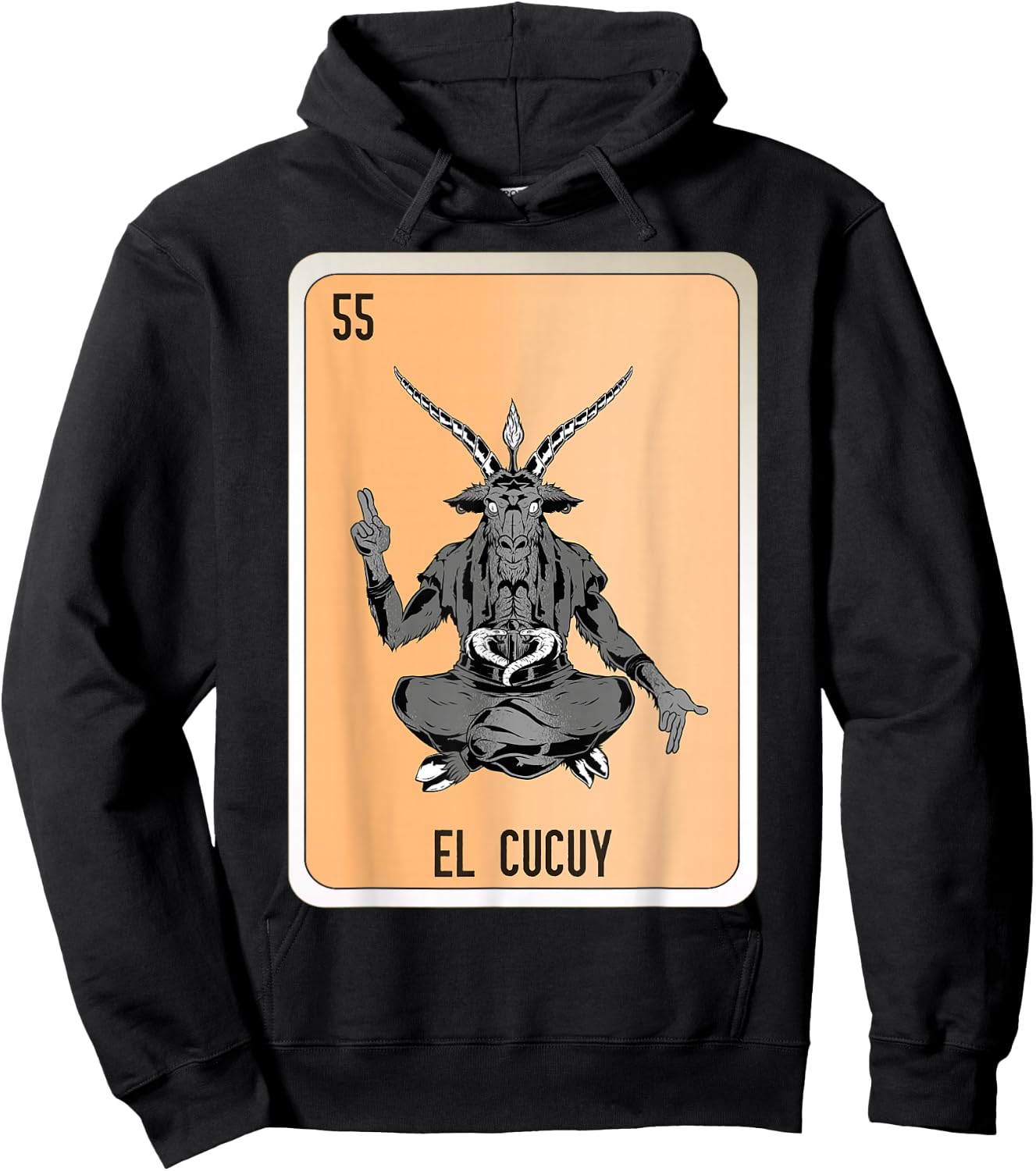 El Cucuy Mexican Slang Chicano Bingo Cards Hoodie - Hoodie | Black