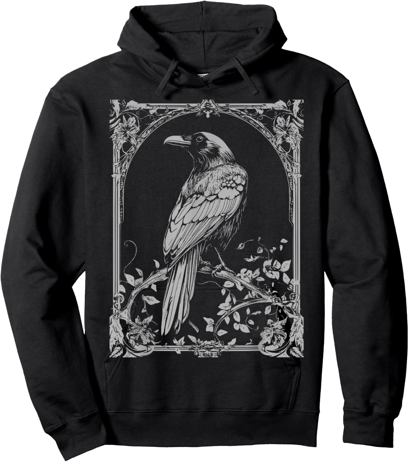 Raven Crow Hoodie - Hoodie | Black