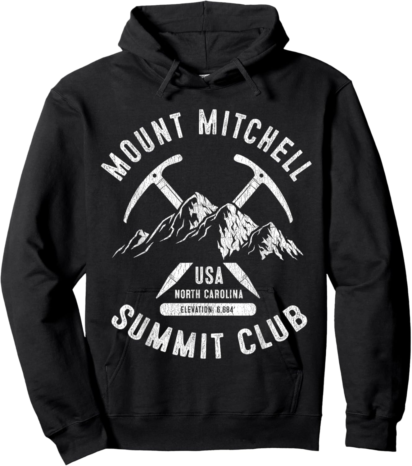 Mount Mitchell Summit Club I Climbed Mt Mitchell Hoodie - Hoodie | Black