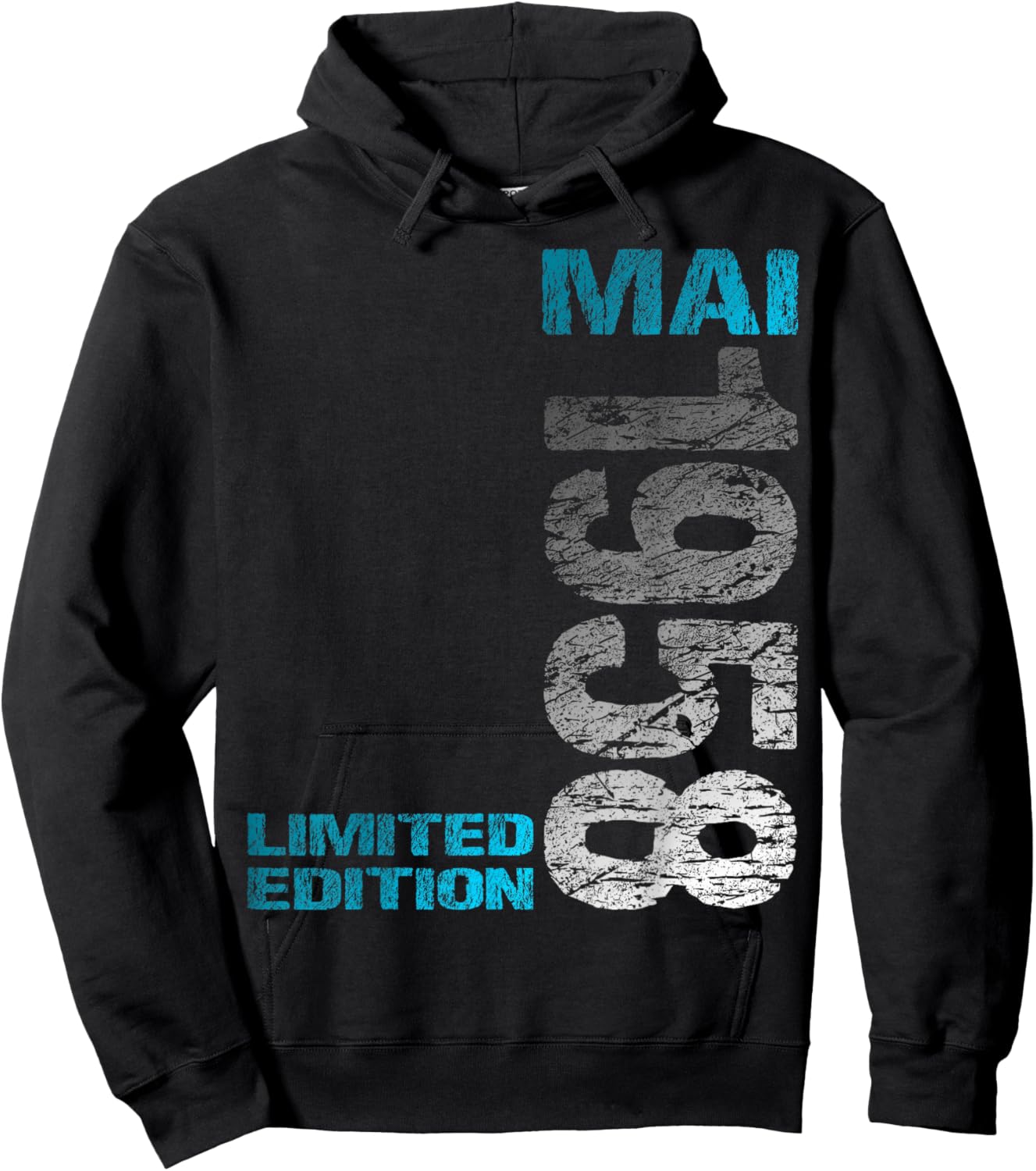 Mai 1958 Mann Frau 68. Geburtstag Limited Edition 68 Hoodie - Hoodie | Black