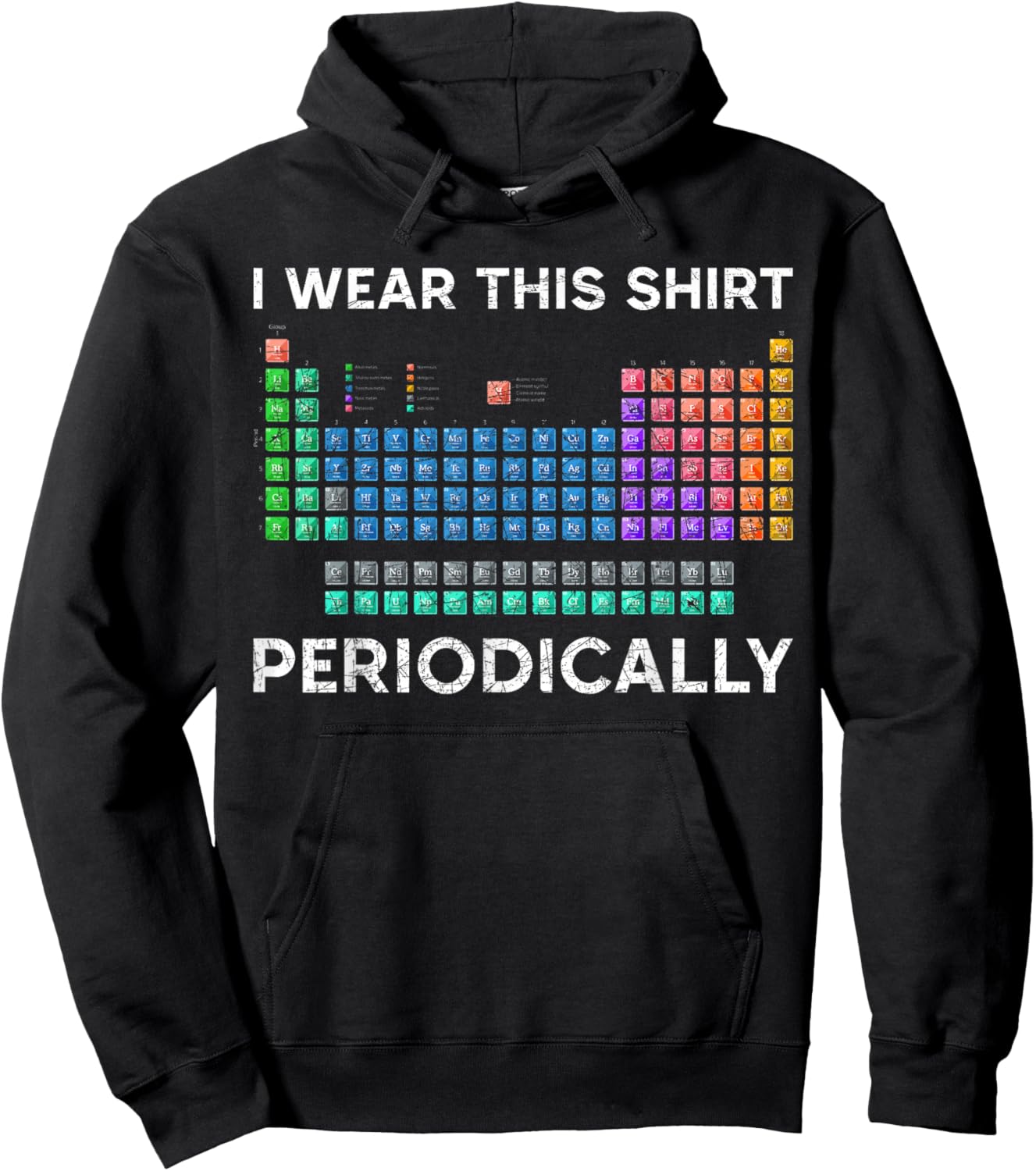 Periodic Table Chemistry Hoodie - Hoodie | Black