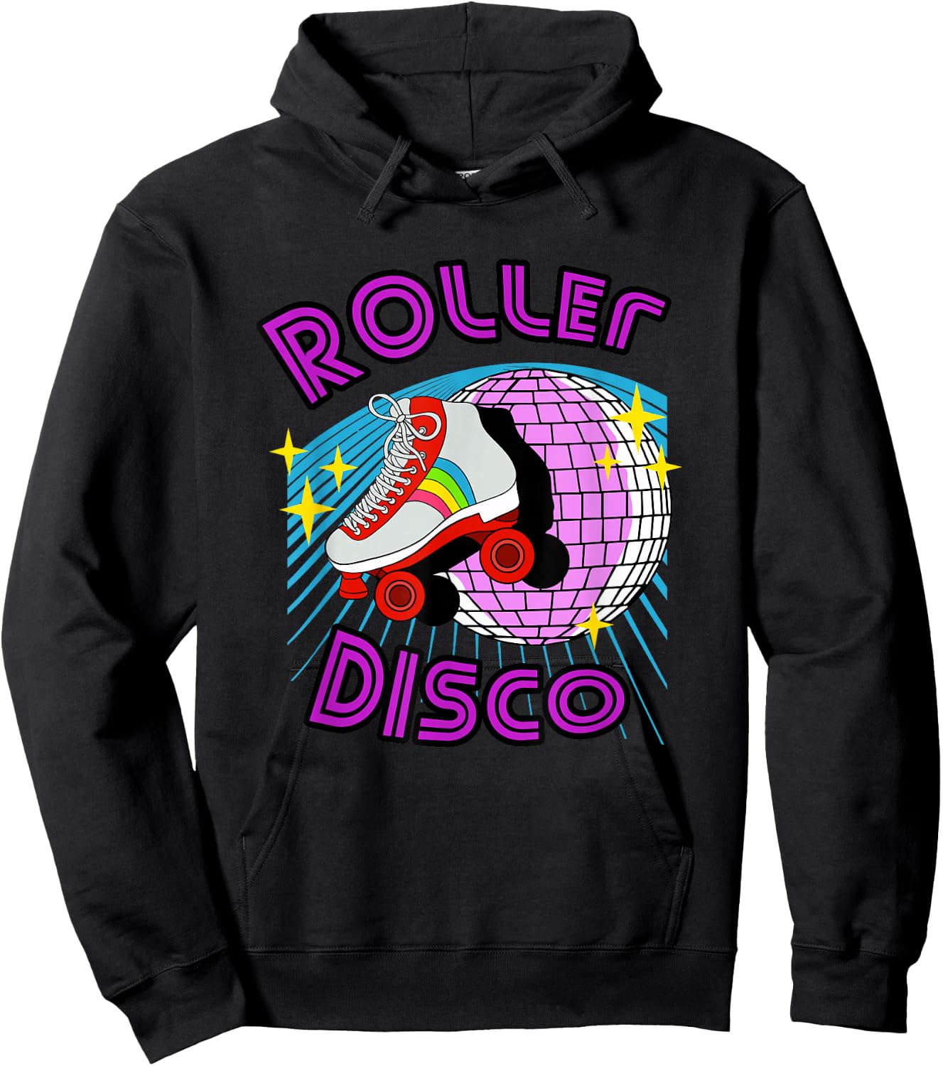 Roller Derby Gift Women Girls Roller Skating Roller Hoodie - Hoodie | Black