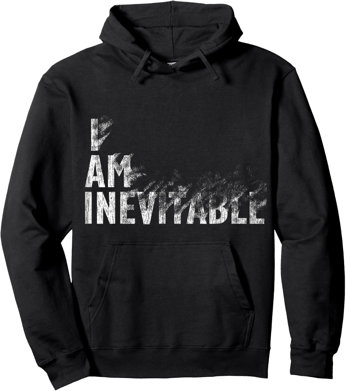 Men Women I Am Inevitable Vintage for Kids Hoodie - Hoodie | Black