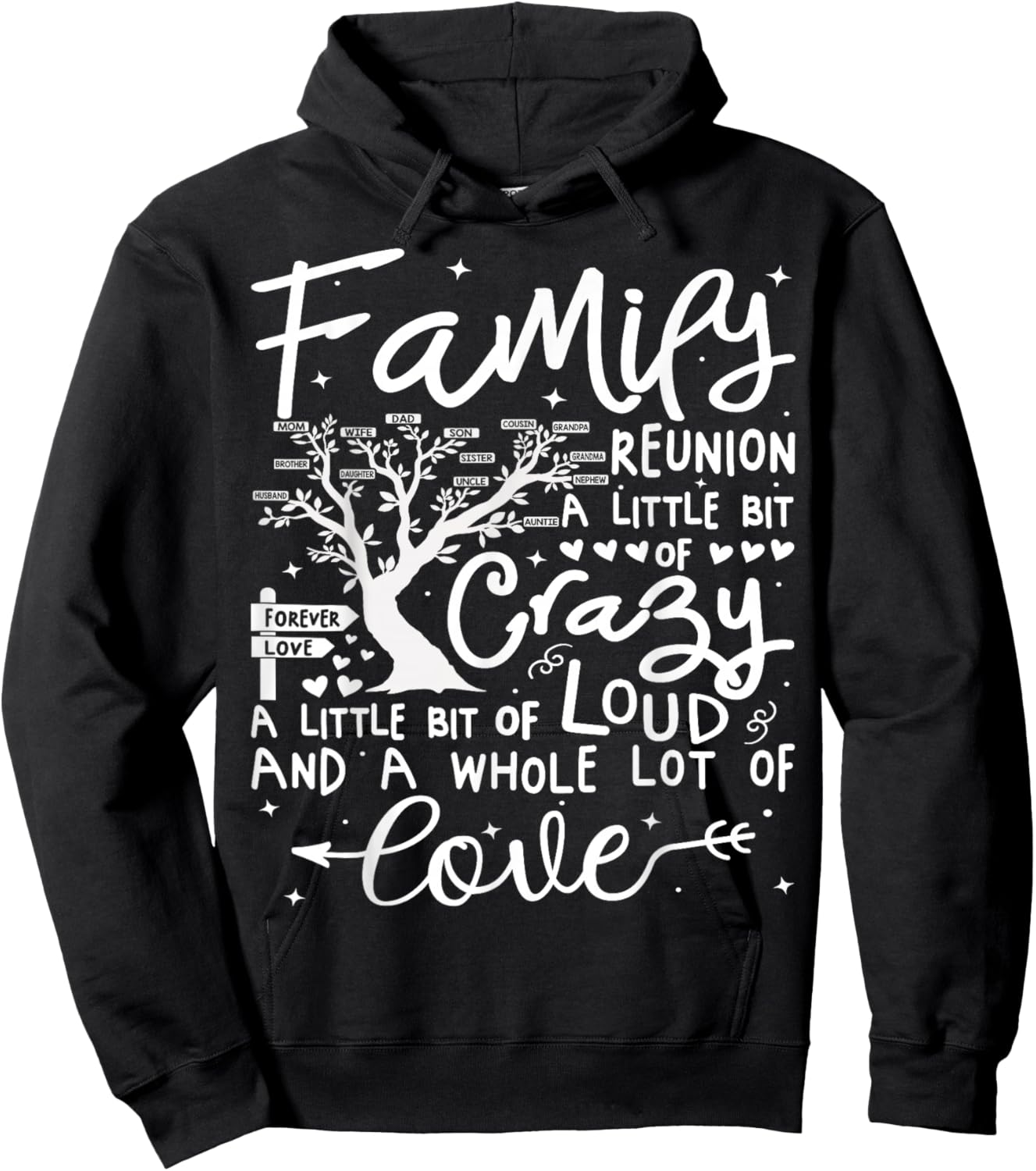 Family Reunion 2025 Shirt Family Matching Reunion Party Hoodie - Hoodie | Black