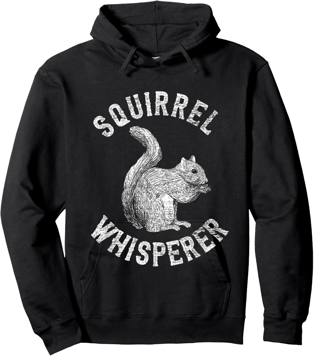 Vintage Squirrel Lover Gifts Squirrel Whisperer Hoodie - Hoodie | Black