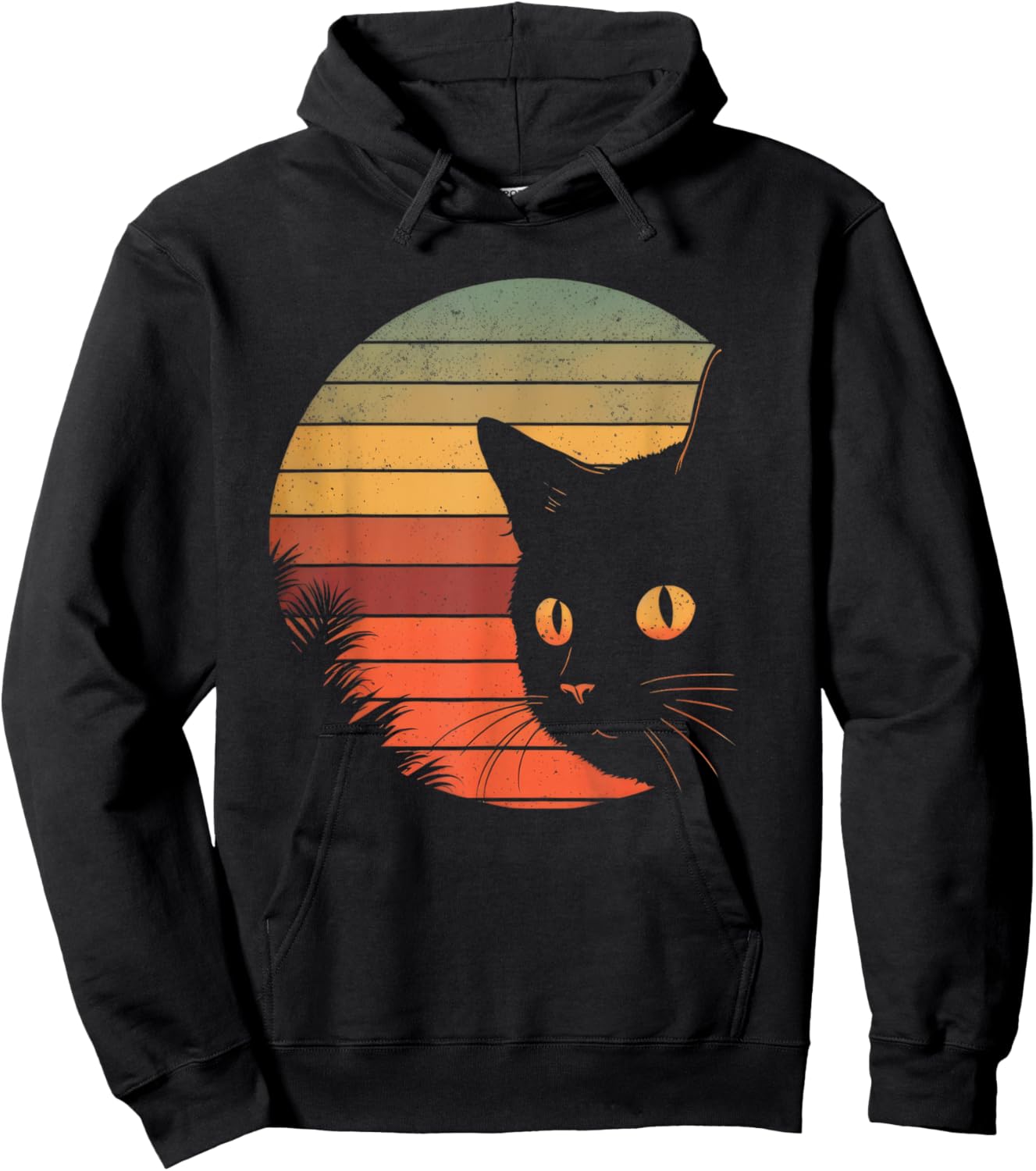 Vincent Van Gogh Starry Night Cat Lover Hoodie - Hoodie | Black