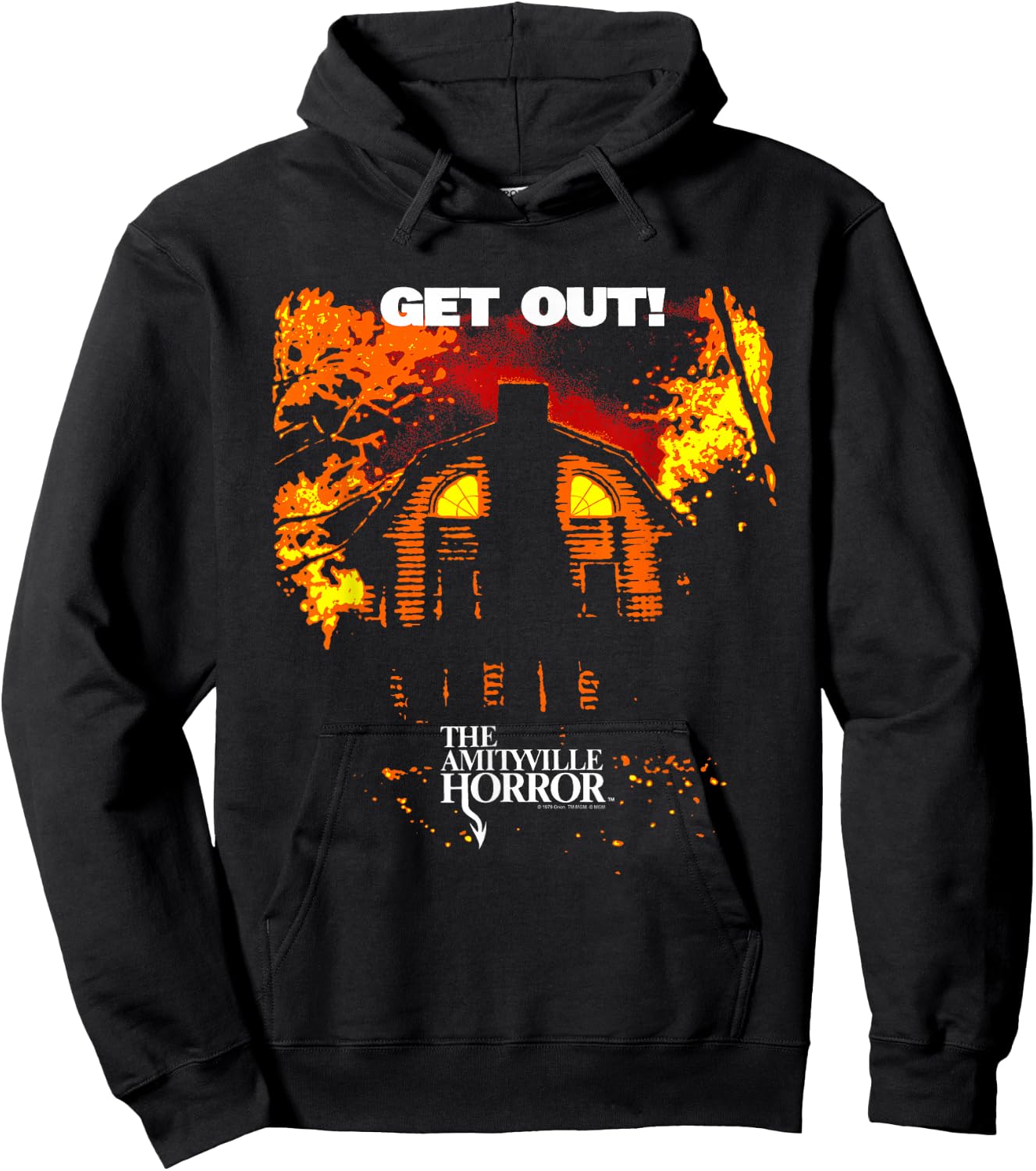 Amityville Horror Get Out Hoodie - Hoodie | Black