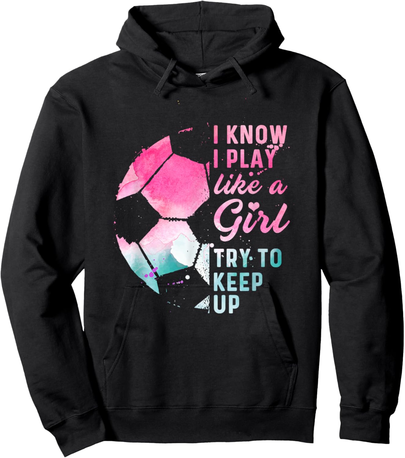 Girl Soccer Player Gifts Team Cleats Mom Goalie Captain Hoodie - Hoodie | Black