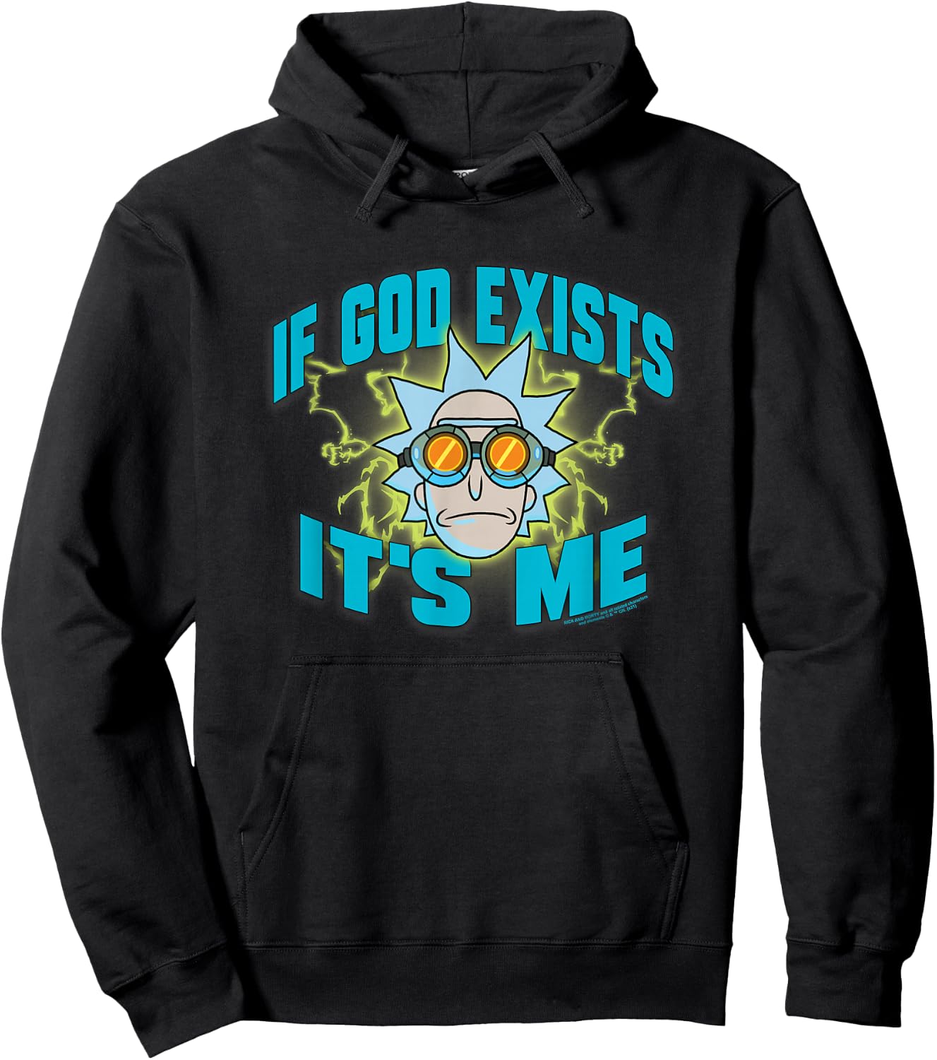 Rick and Morty If God Exists Hoodie - Hoodie | Black