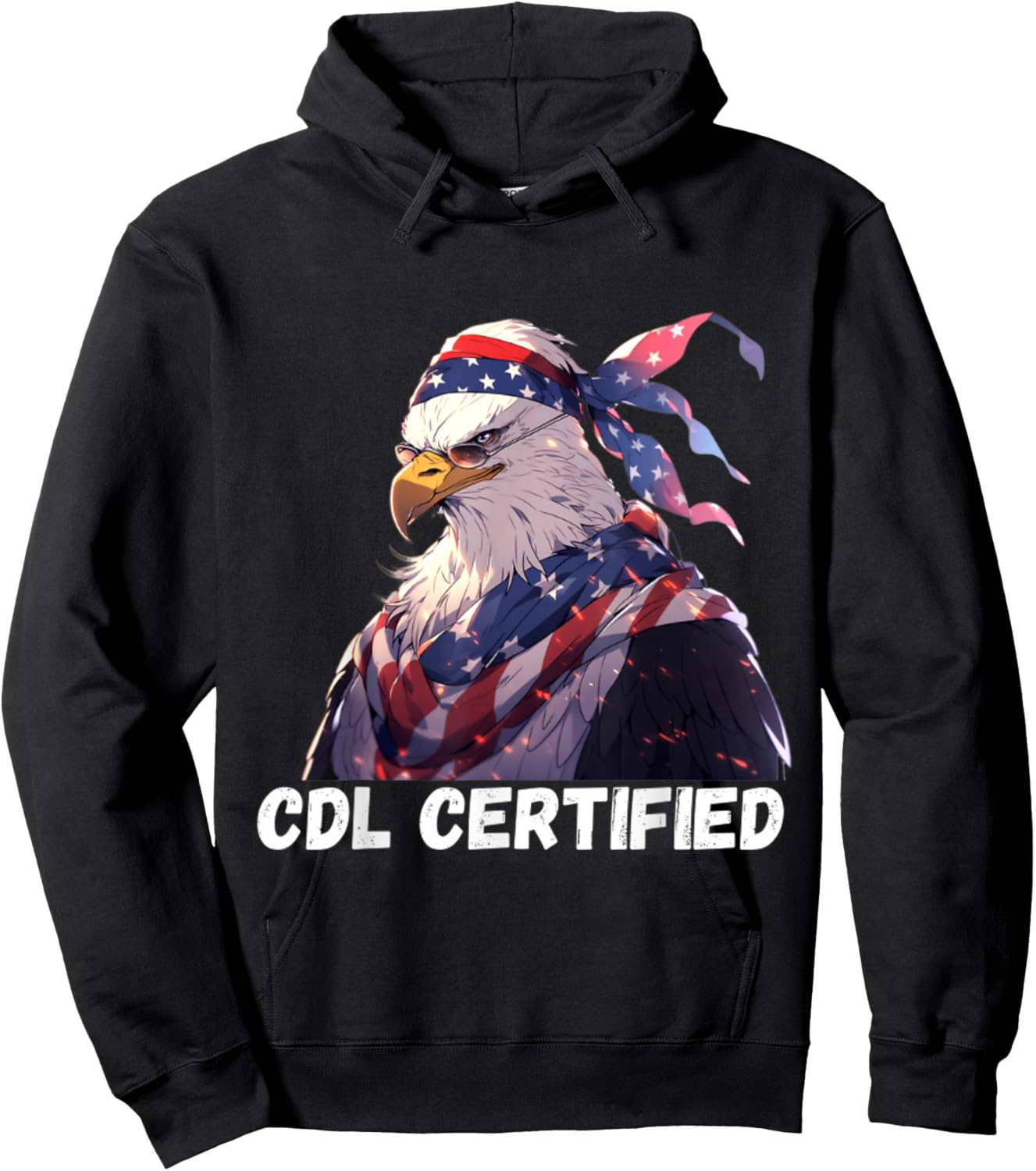 CDL Certified Truck - CDL Trucker Driver Operator Hoodie - Hoodie | Black
