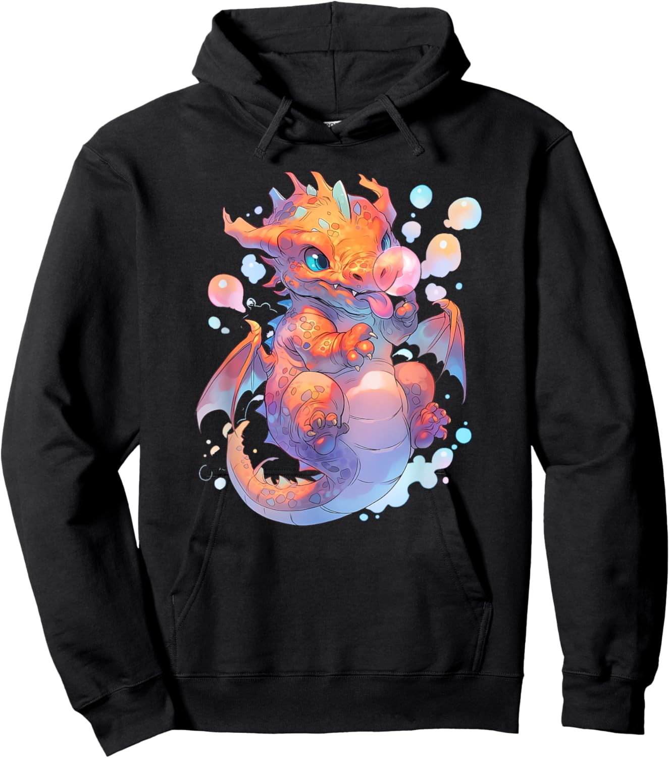 Cute Dragon funny Dragon lover baby Hoodie - Hoodie | Black