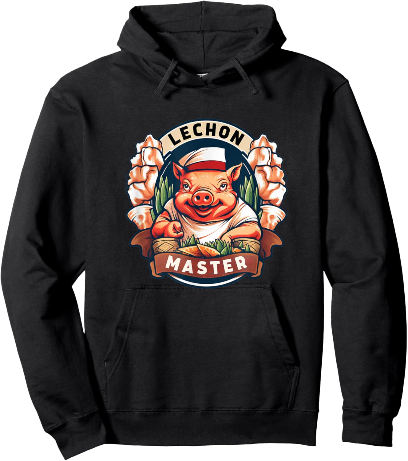 Lechon Master Roasted Pork Expert or Enthusiast Hoodie - Hoodie | Black
