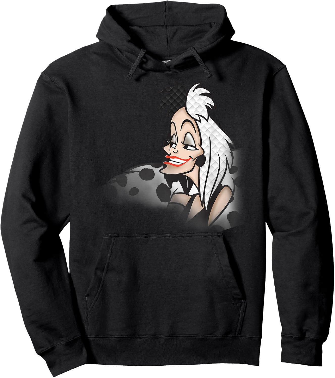 101 Dalmatians - Evil Cruella Hoodie - Hoodie | Black