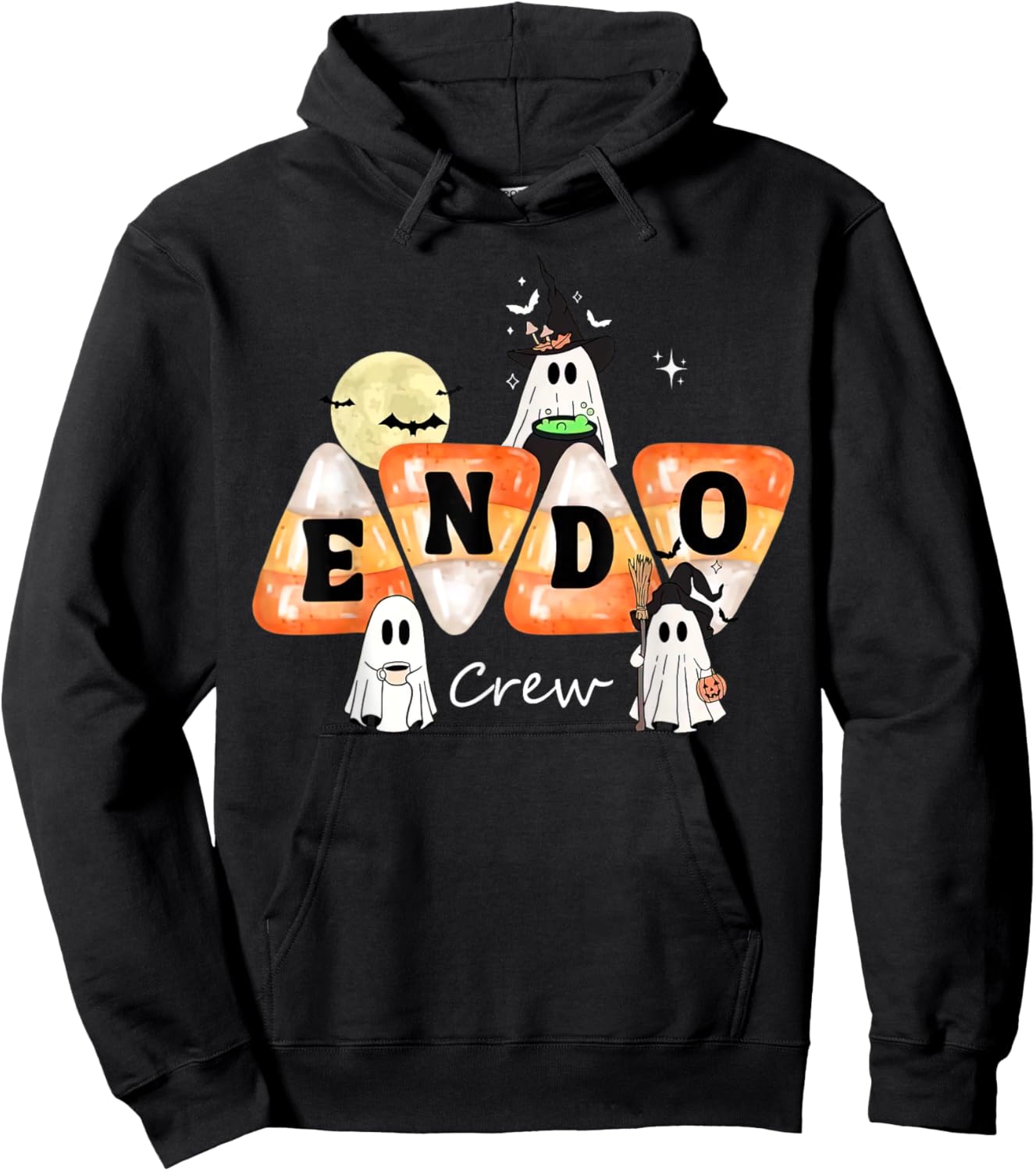 Endo Crew Endoscopy Nurse GI Colonoscopy Colon Halloween Hoodie - Hoodie | Black