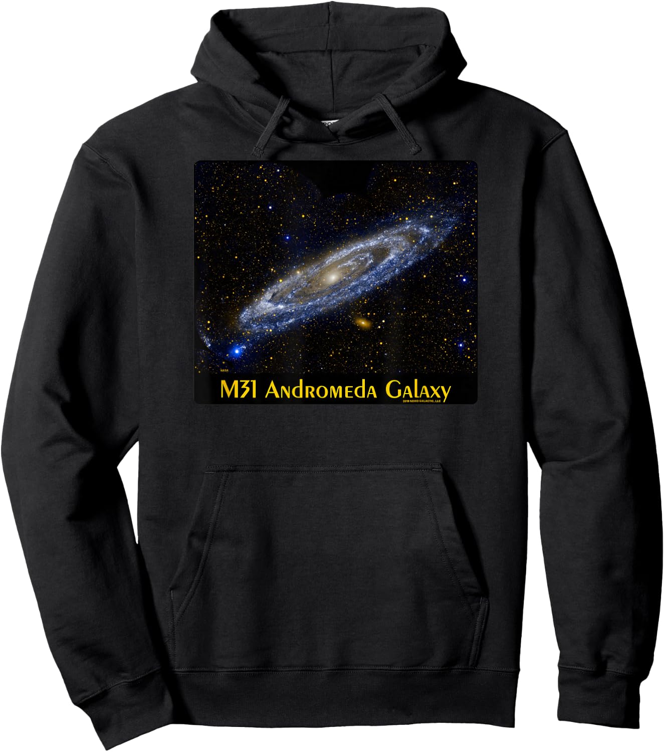 M31 The Andromeda Galaxy Astronomy Shirt Hoodie - Hoodie | Black