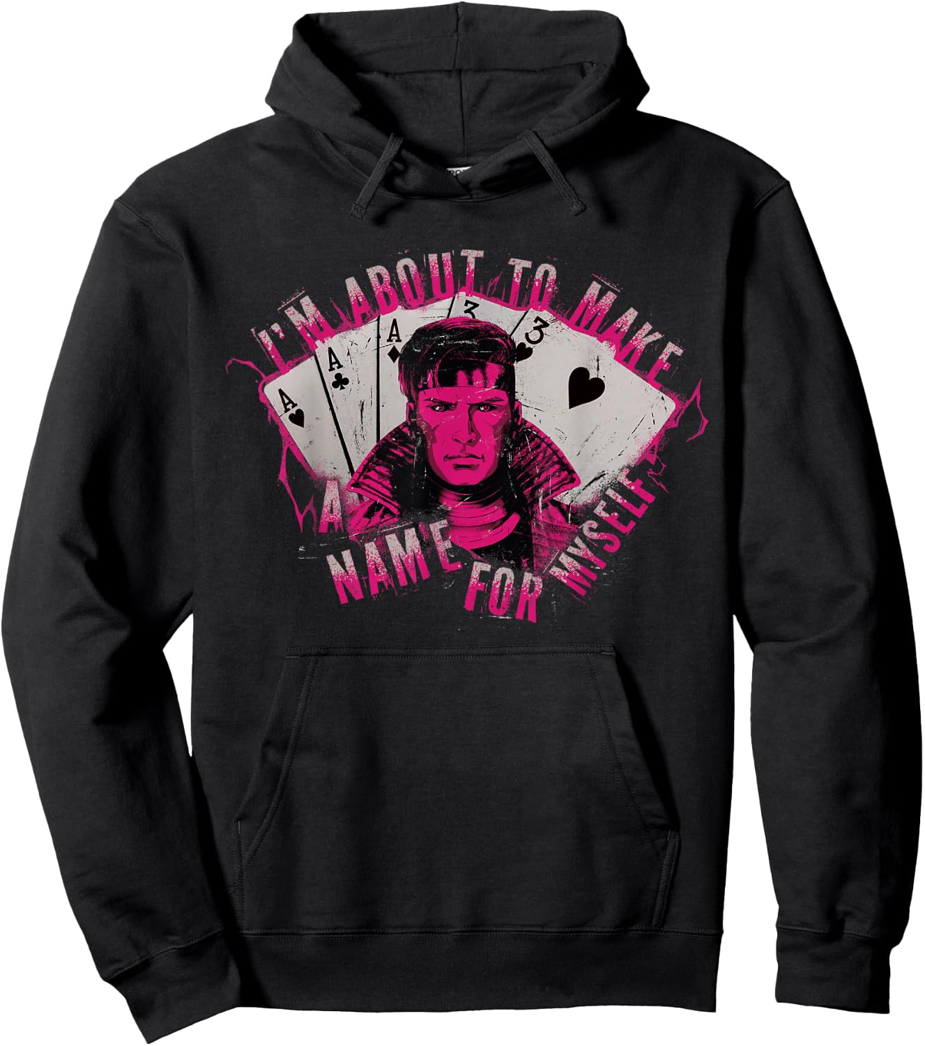 Marvel Studios Deadpool & Wolverine Gambit A Name for Myself Hoodie - Hoodie | Black