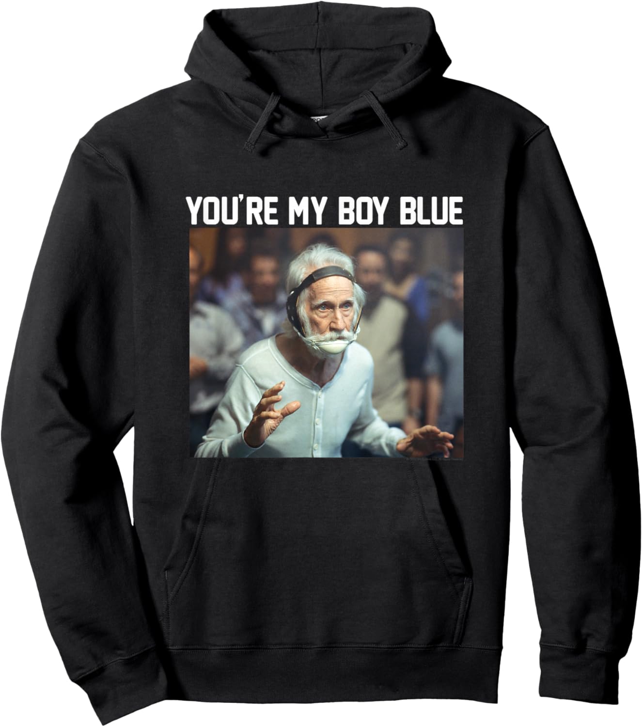 Old School You're My Boy Photo Hoodie - Hoodie | Black