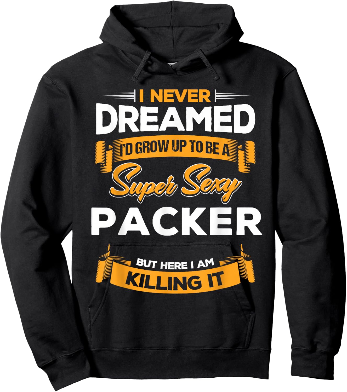 Super Sexy Packer Meme Hoodie - Hoodie | Black