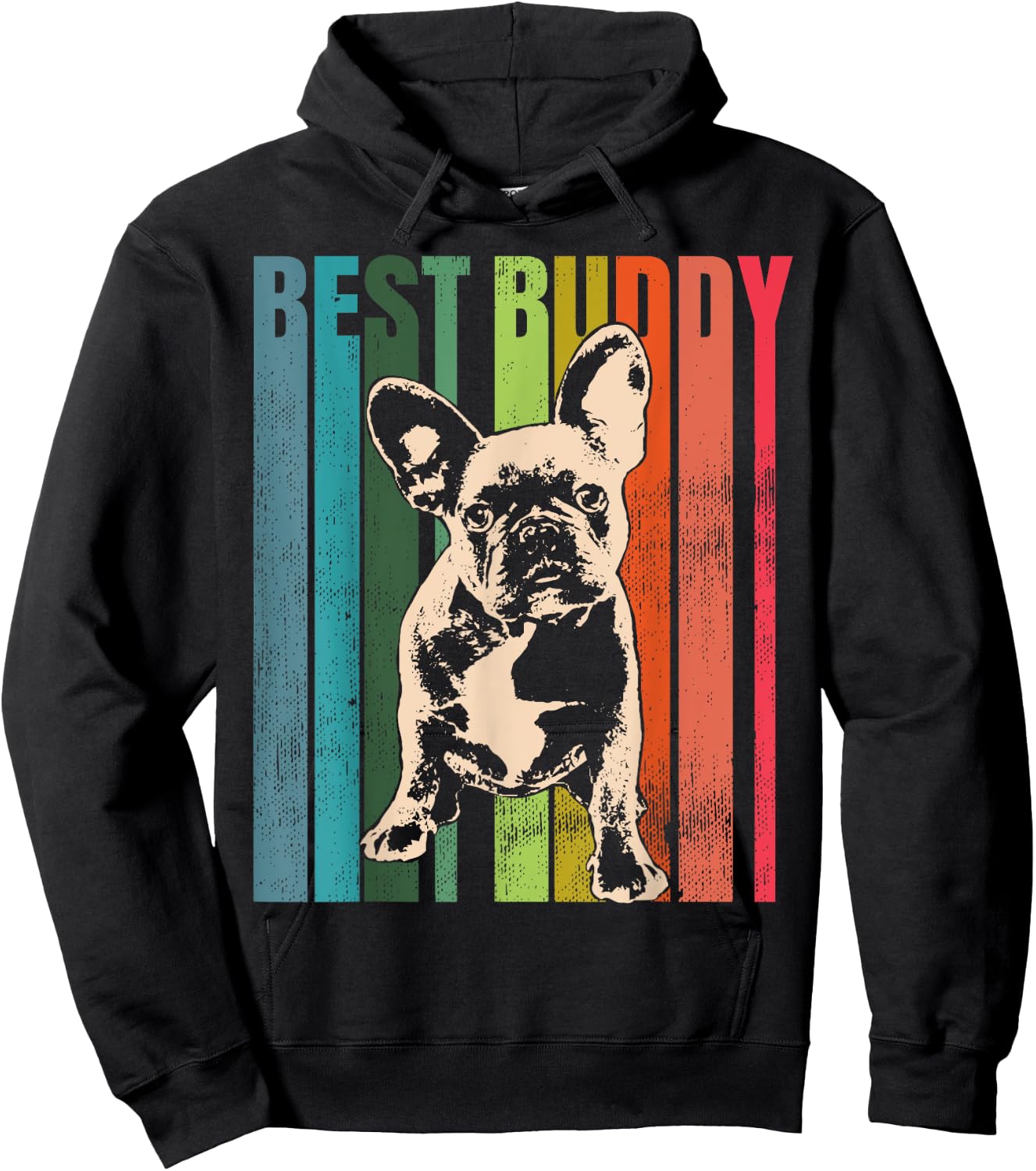 French Bulldog Frenchie Dog Hoodie - Hoodie | Black