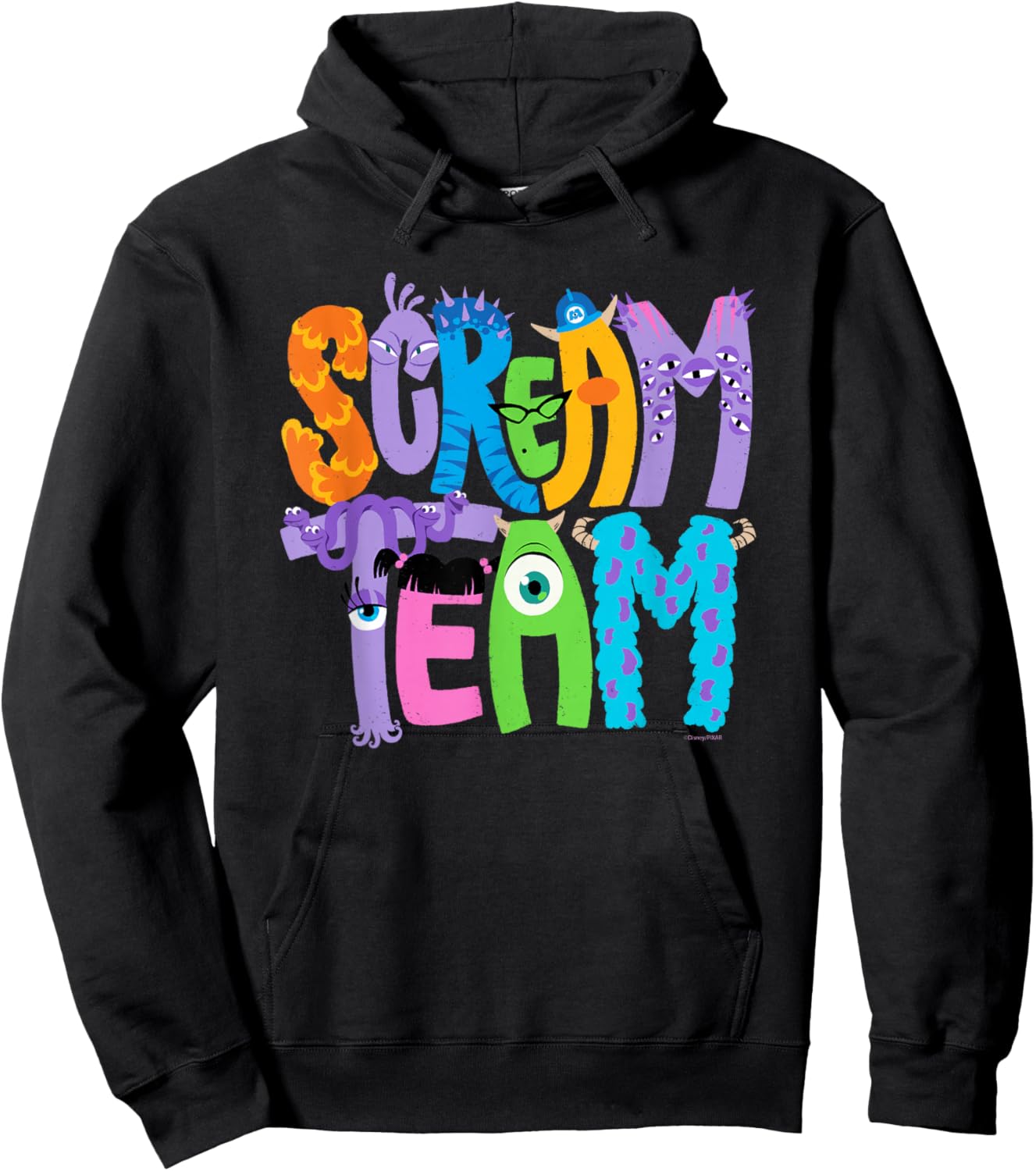 Disney and Pixar’s Monsters, Inc. Scream Team Halloween Hoodie - Hoodie | Black