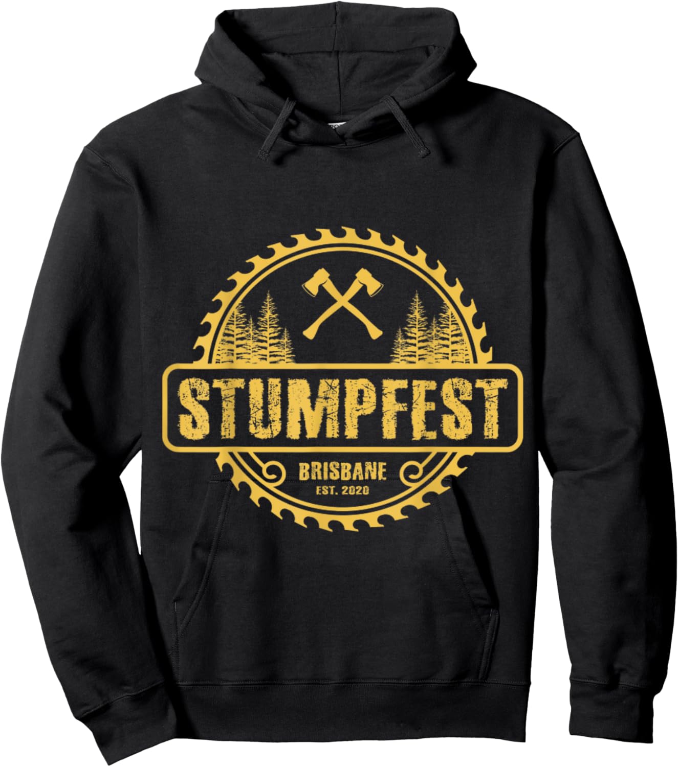 Stumpfest uprroting nail salons since 2020 Funny Dad Mom Hoodie - Hoodie | Black