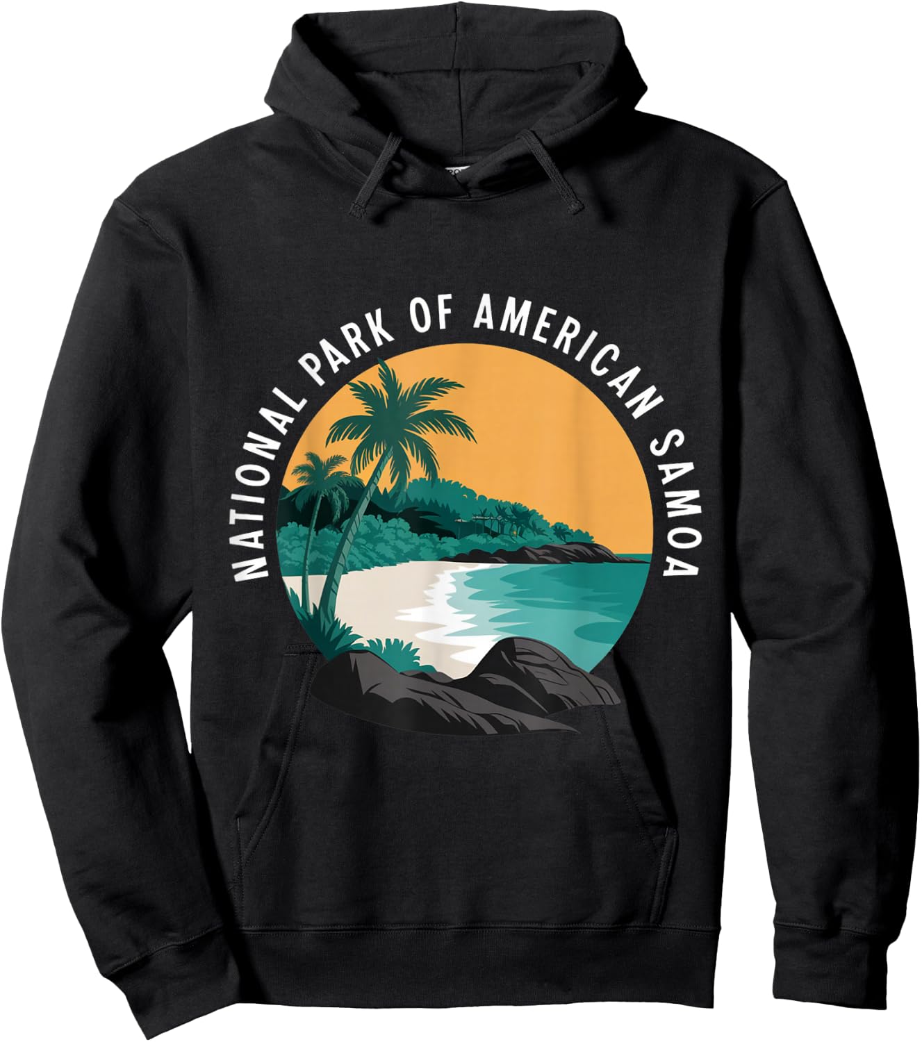 National Park Of American Samoa Hoodie - Hoodie | Black