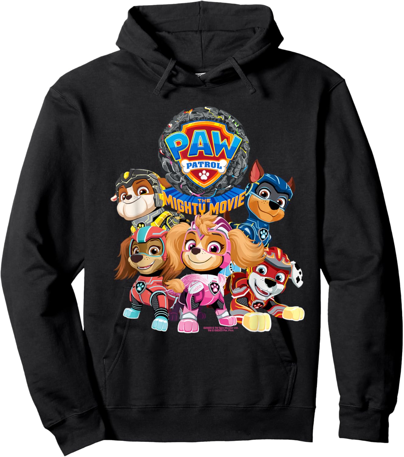 PAW Patrol: The Mighty Movie Group Hoodie - Hoodie | Black