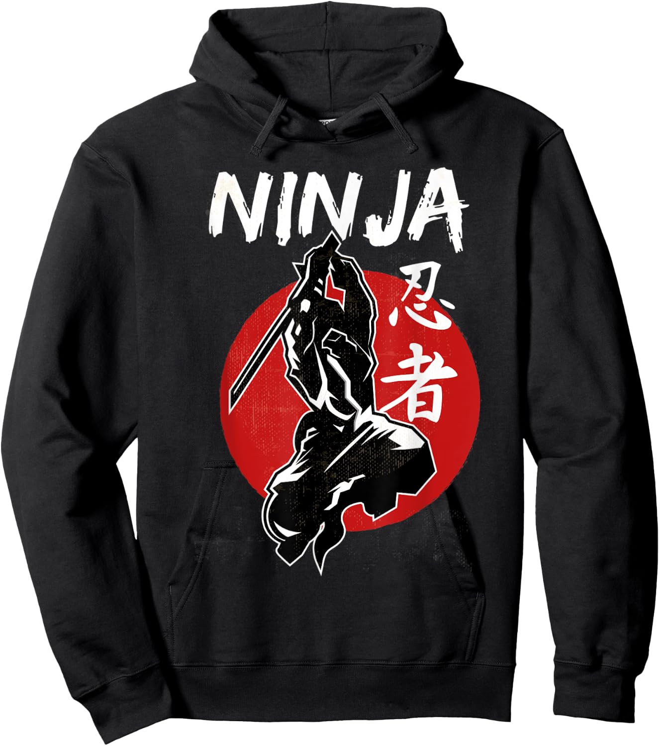 Ninja Samurai, Funny Ninja Karate Apparel for Kung-Fu Lovers Hoodie - Hoodie | Black