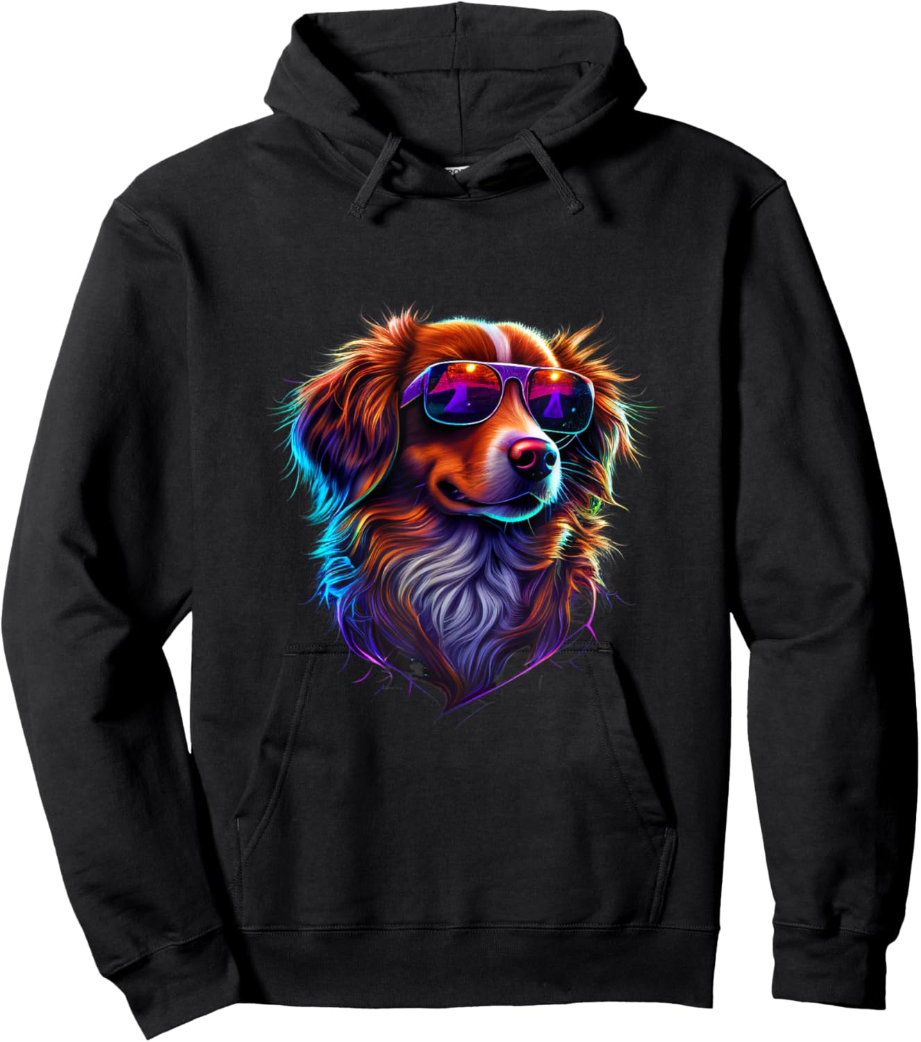 Nova Scotia Duck Tolling Retriever Dog Women Girls Kids Hoodie - Hoodie | Black
