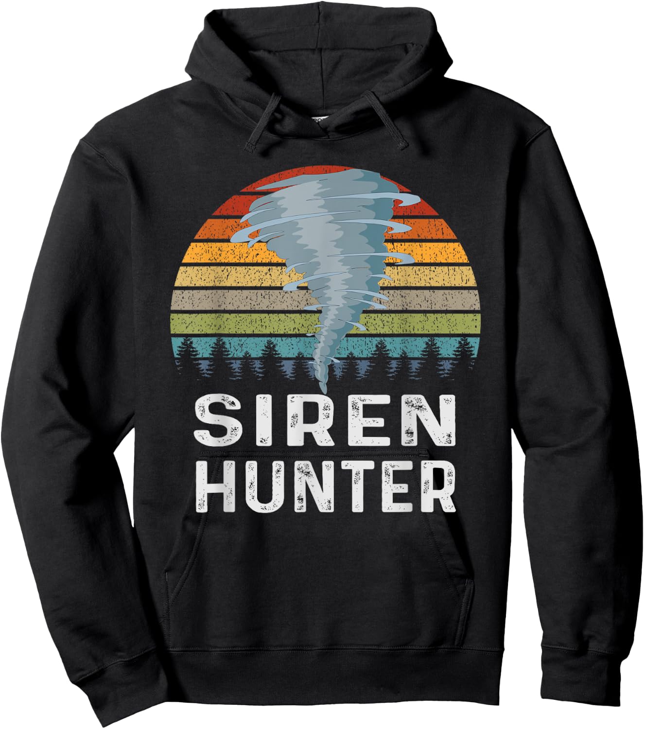 Siren Hunter Retro Tornado Chaser Hoodie - Hoodie | Black