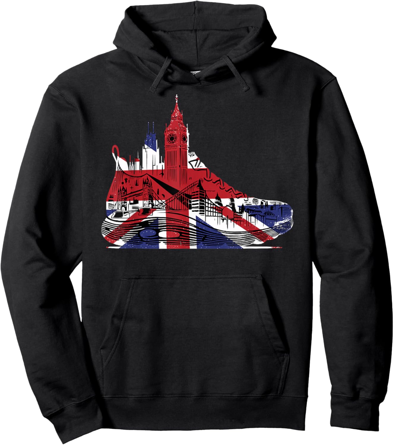 London Running Marathons Runner Marathoner Runner Run Jogger Hoodie - Hoodie | Black