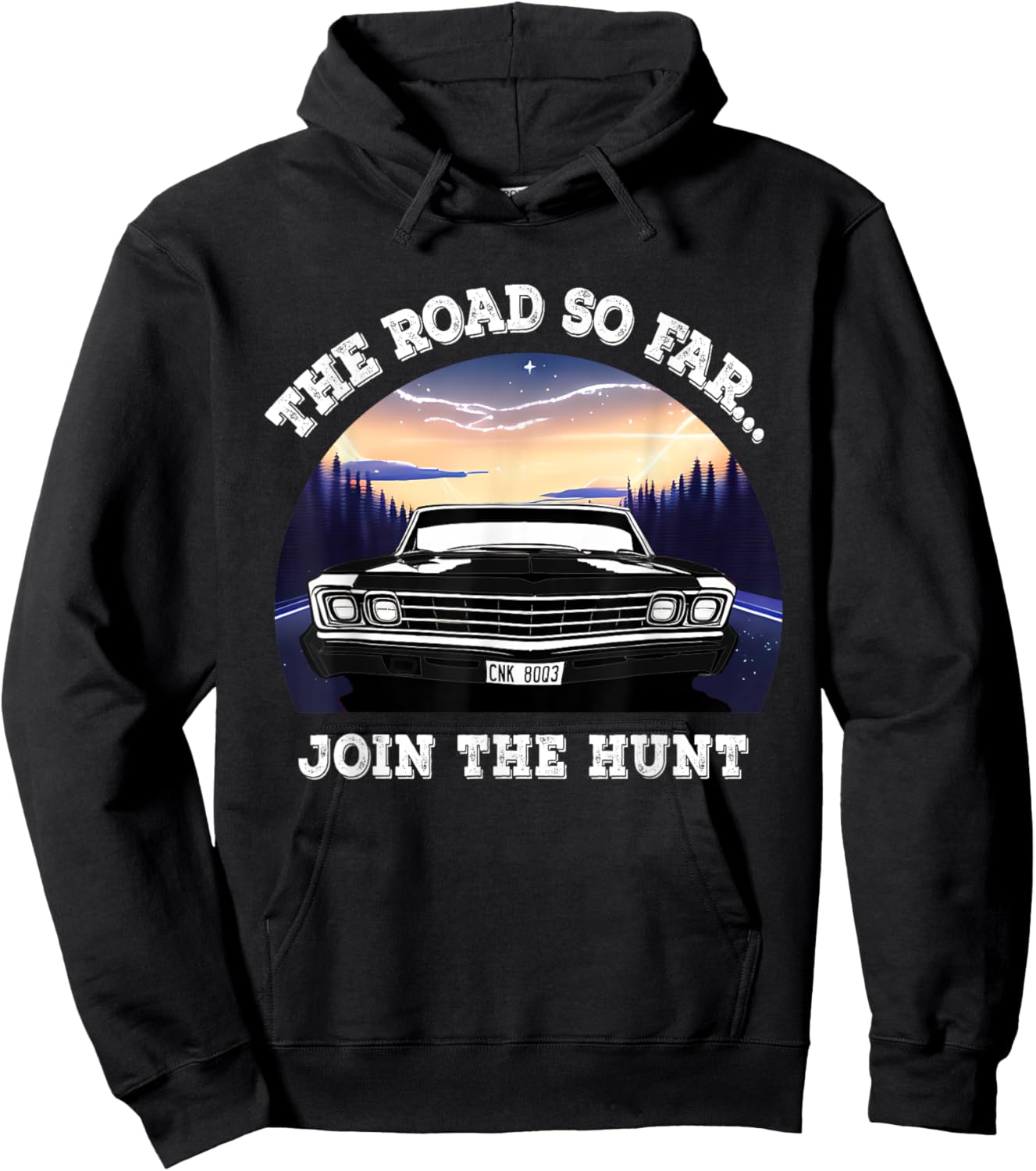 The Road So Far SPN Hoodie - Hoodie | Black