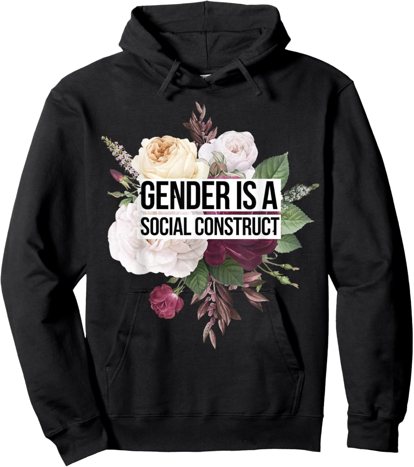 Gender Is A Social Construct Hoodie - Hoodie | Black