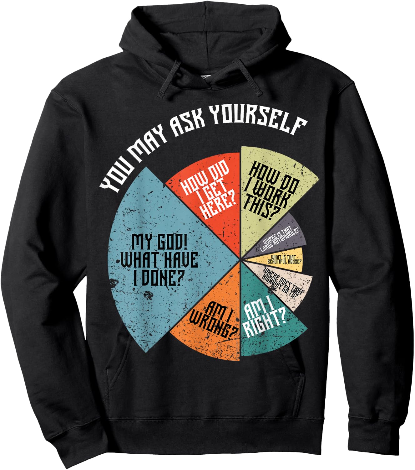 80's Music Retro Lyrics Funny 80s Hoodie - Hoodie | Black