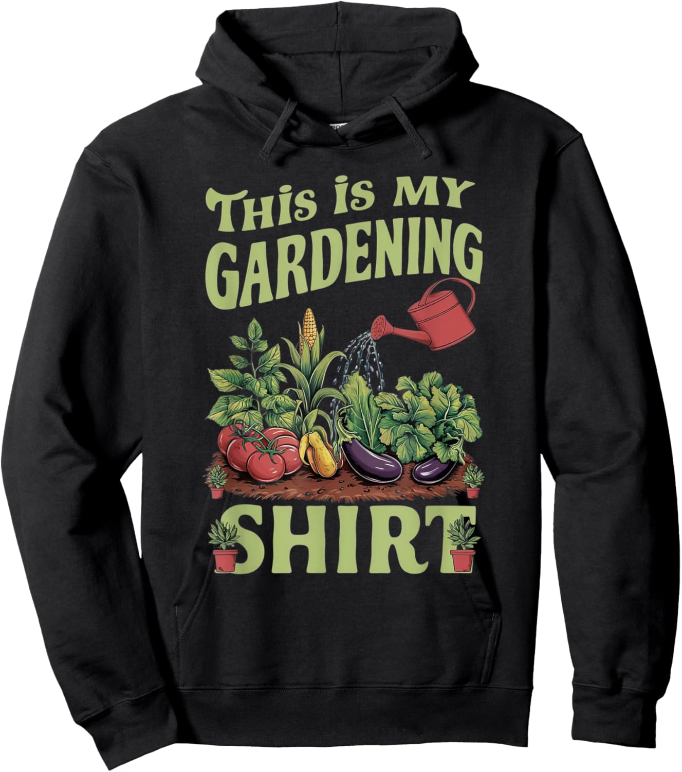 Gardening Funny Gardener Plant Garden Life Farmer Hoodie - Hoodie | Black