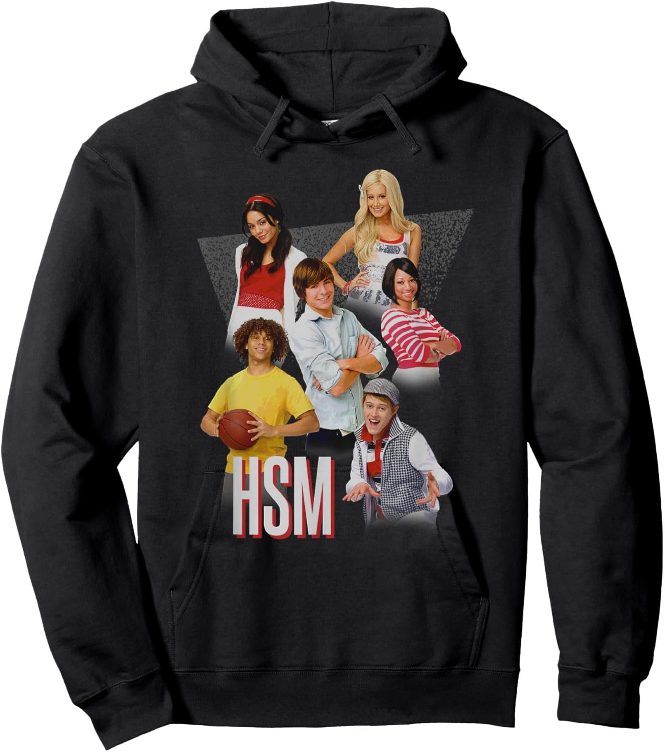 Disney High School Musical The Series HSM Vintage Group Shot Hoodie - Hoodie | Black