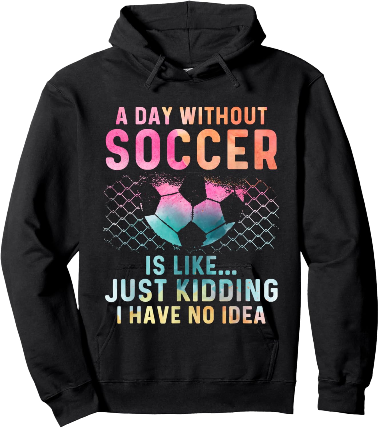 Soccer Player For Girl Goalkeeper Kick Sister Mother Hoodie - Hoodie | Black