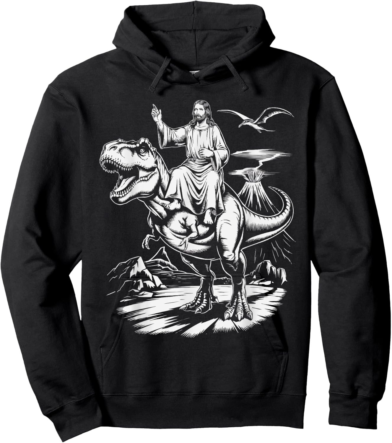 Funny Jesus Christ Religious Christian Believer Christianity Hoodie - Hoodie | Black
