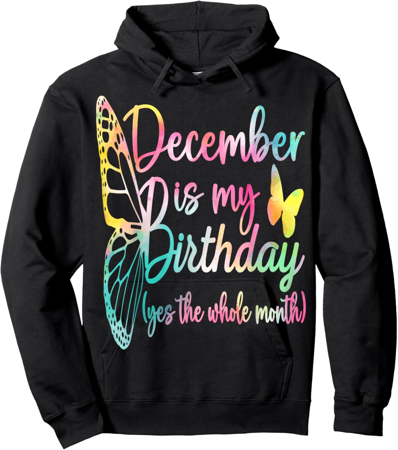December Birthday Shirts December Is My Birthday Hoodie - Hoodie | Black