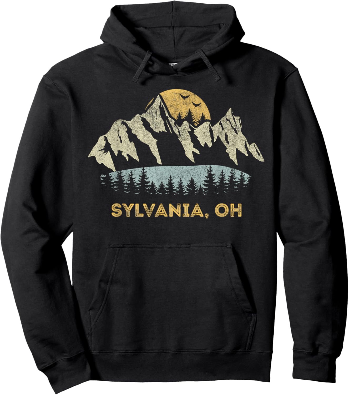 Sylvania Ohio Mountain Sunset Sunrise OH Hoodie - Hoodie | Black
