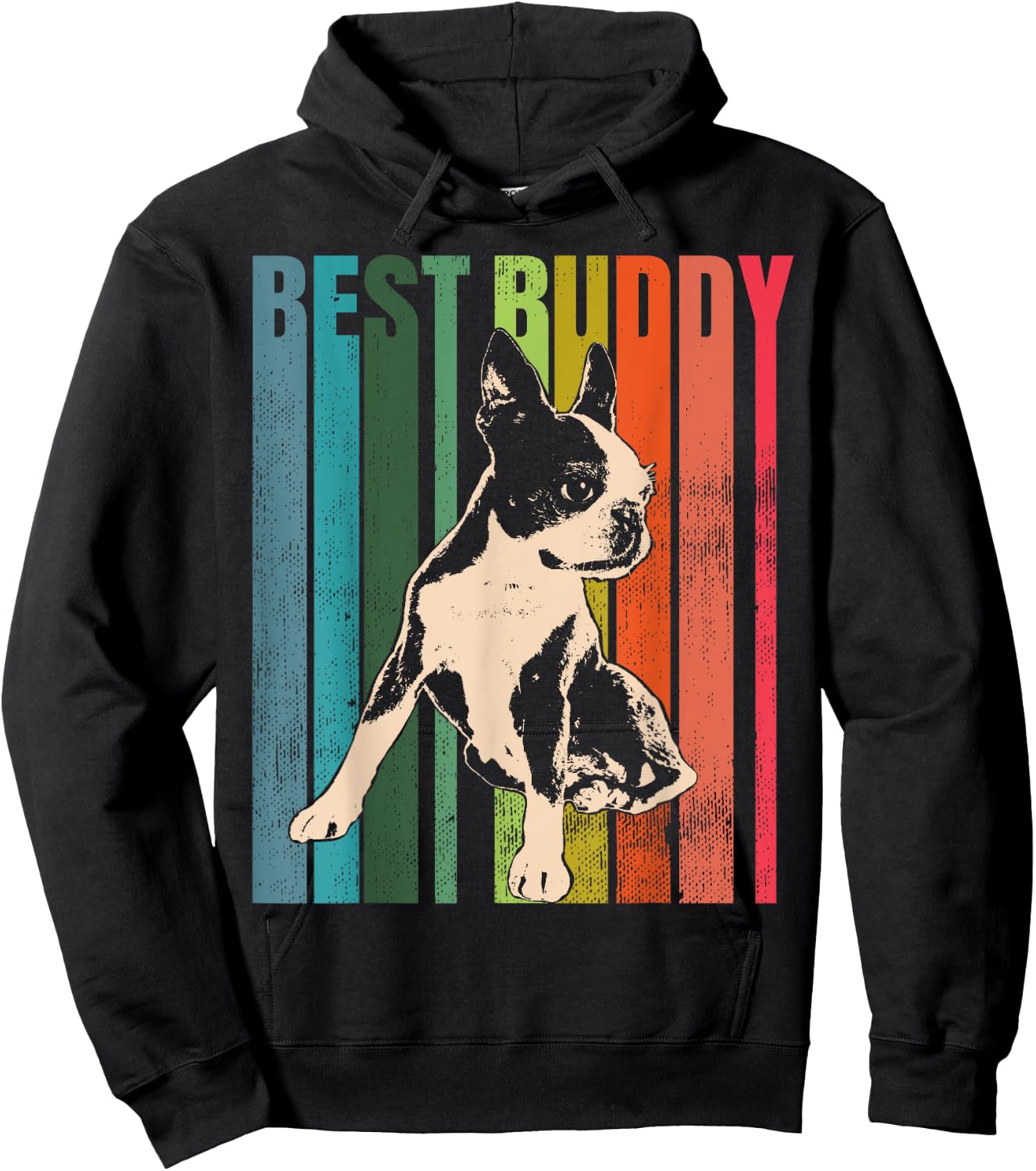 99 Gifts Boston Terrier Dog , -Adults & Kids, Black, Short Sleeve, Small Hoodie - Hoodie | Black