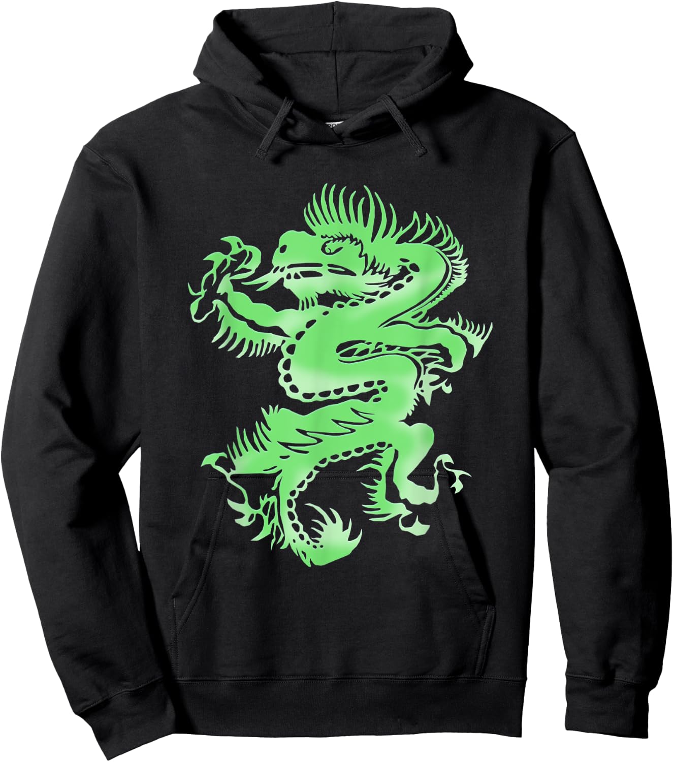 Imbruglia Torn Dragon Hoodie - Hoodie | Black