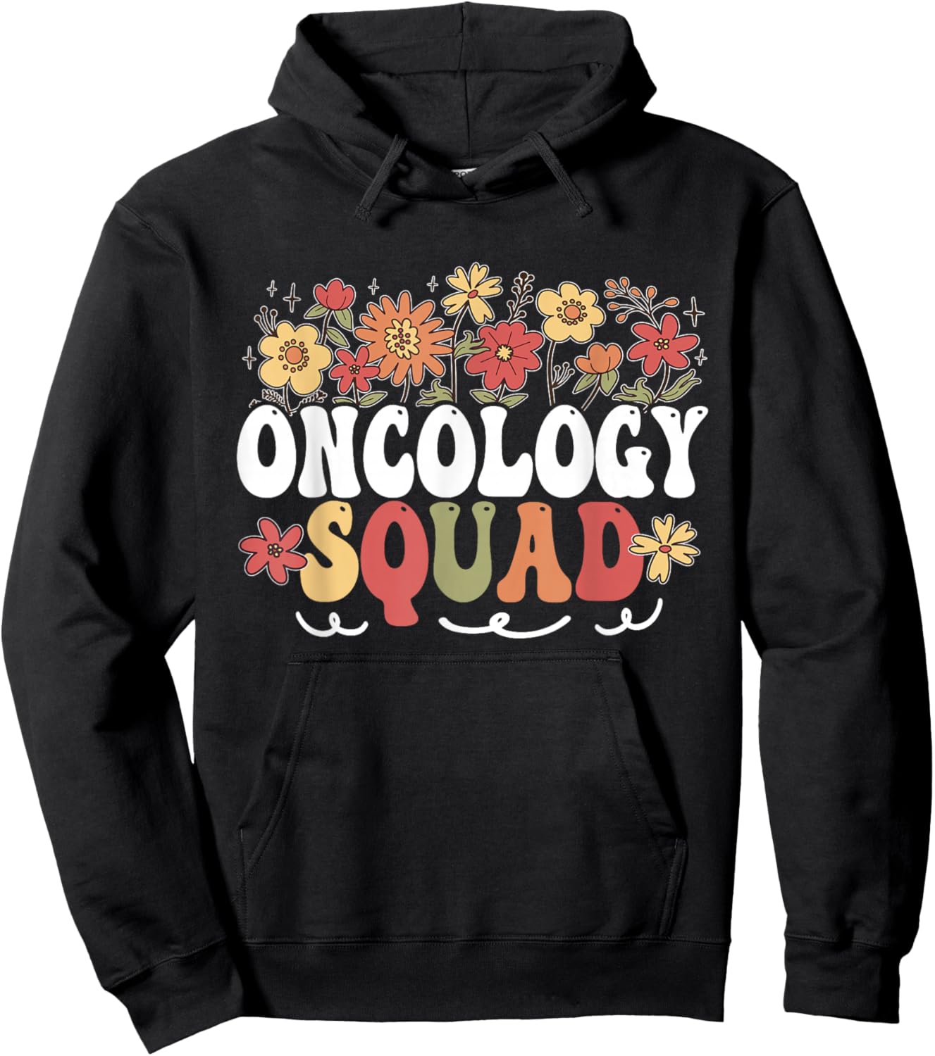 Oncology Squad Cancer Nursing Nurses Oncology Nurse Hoodie - Hoodie | Black