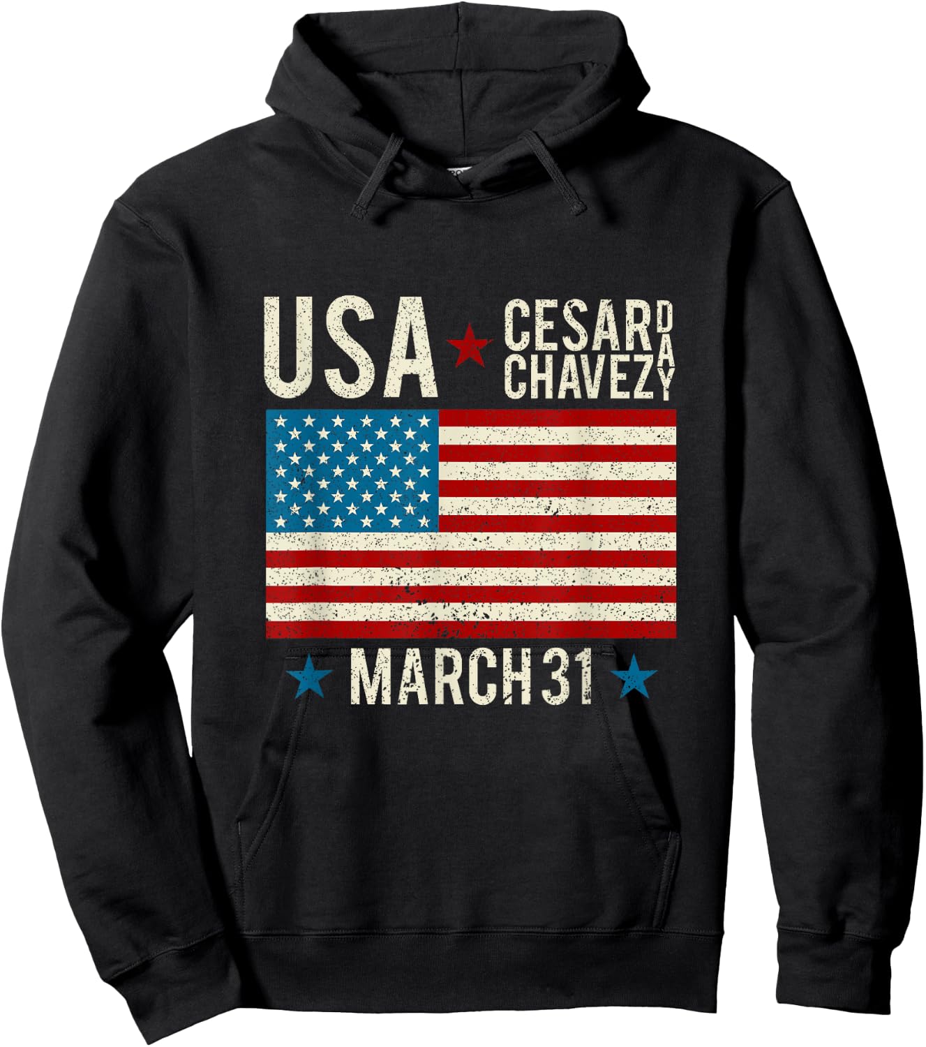 Cesar Chavez Day I 31 March Holiday Si Se Puede Hoodie - Hoodie | Black