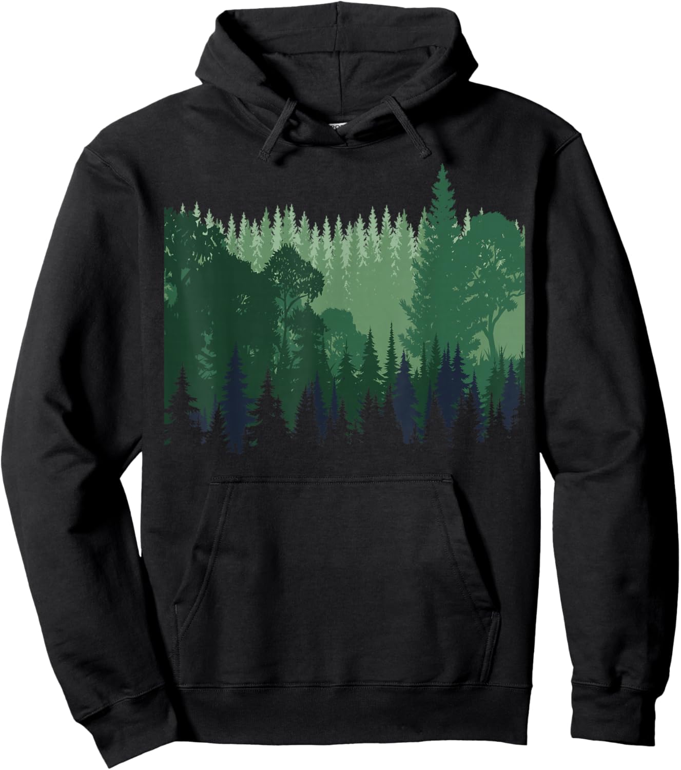 Nature Trees and Forest Hoodie - Hoodie | Black