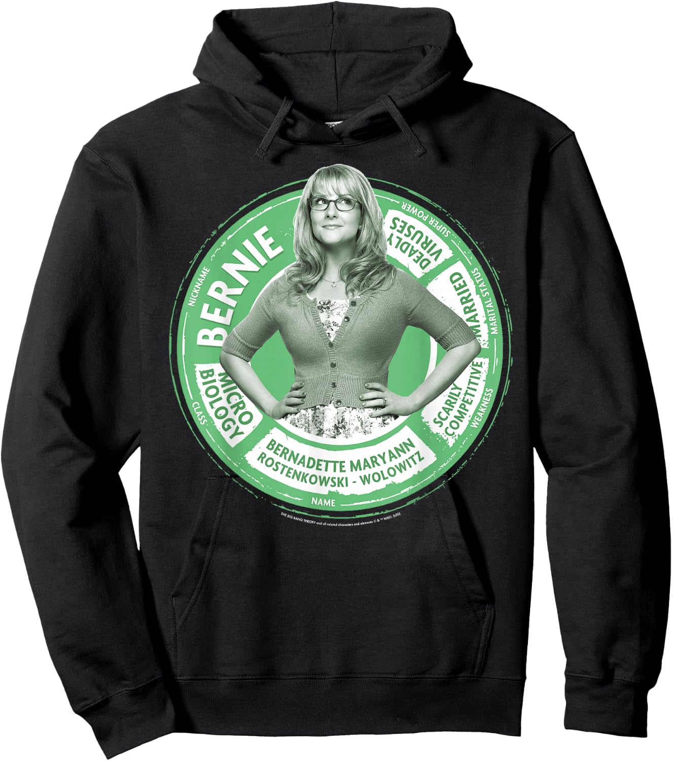 The Big Bang Theory Bernadette Statistics Hoodie - Hoodie | Black